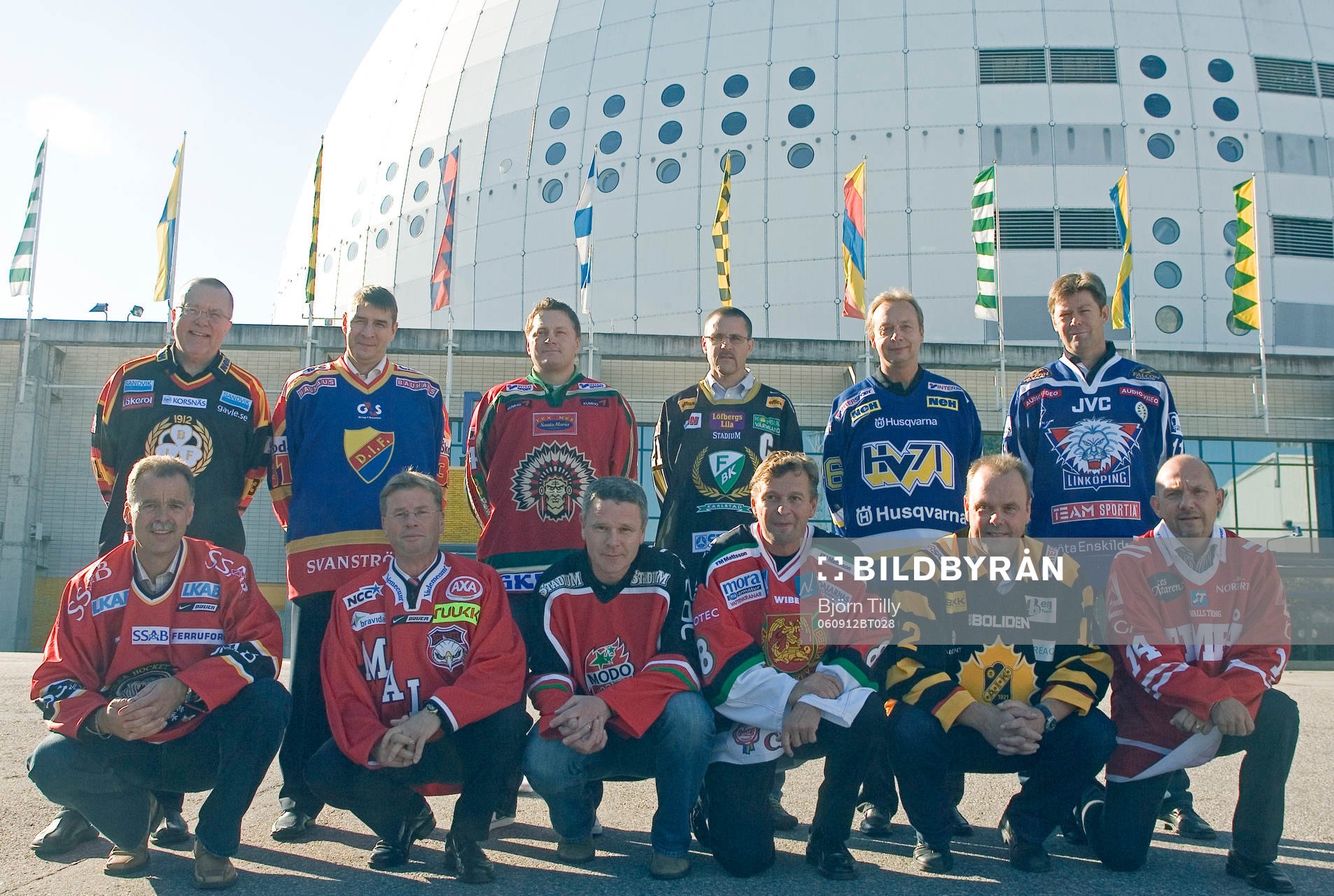 bakre raden från vänster: Leif Boork, Brynäs, Hans