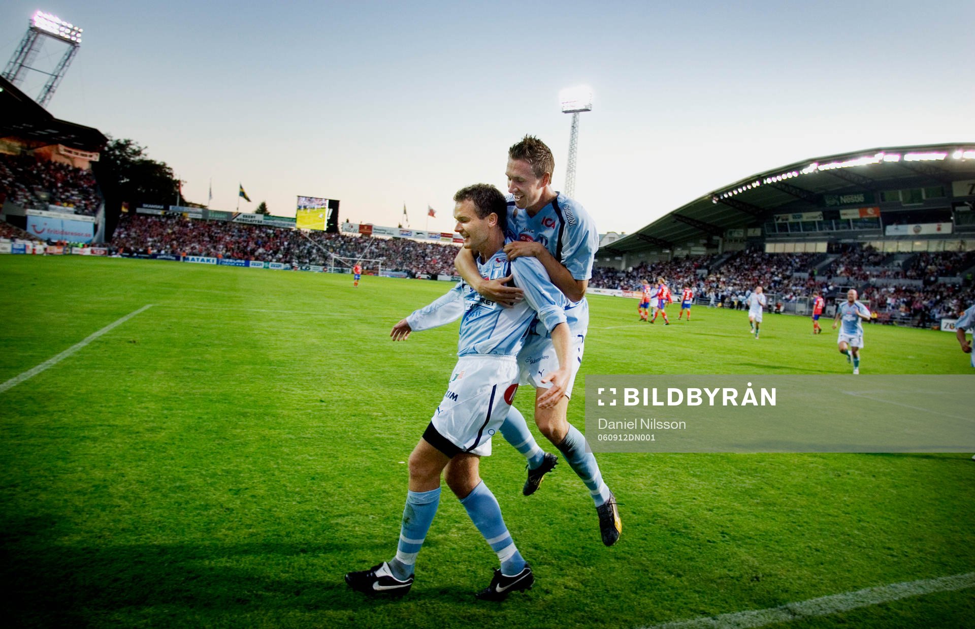 Jonatan Johansson och Marcus Pode, Malmö. Jubel