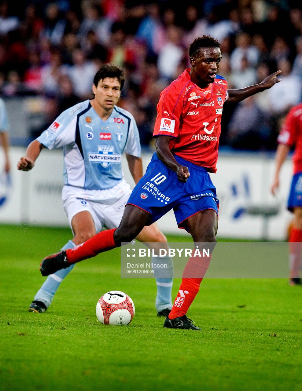  Jari Litmanen, Malmö och McDonald Mariga, Helsingborg.