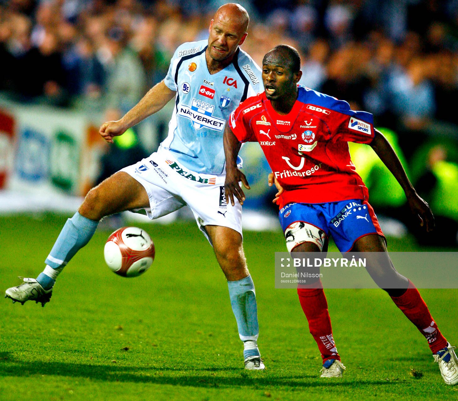 Olof Persson, Malmö och Luton Shelton, Helsingborg