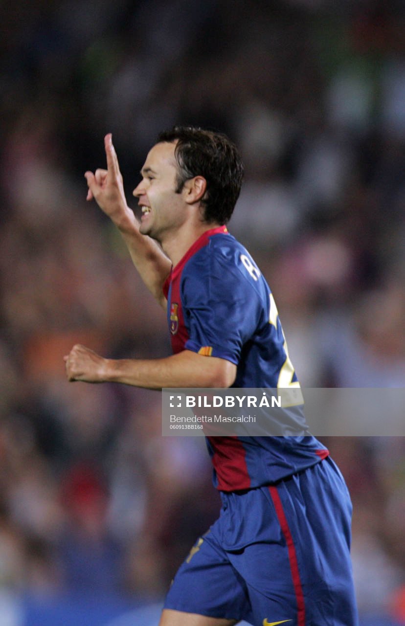 Andres Iniesta, Barcelona (Jubel)