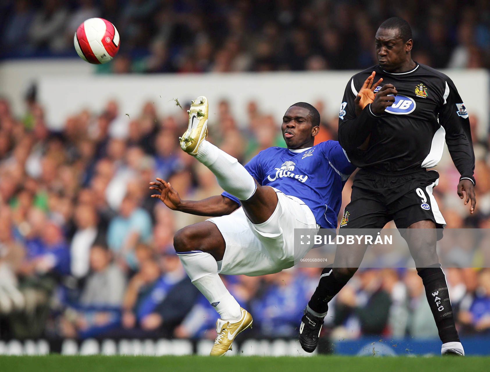 Joseph Yobo, Everton och Emile Heskey, Wigan
