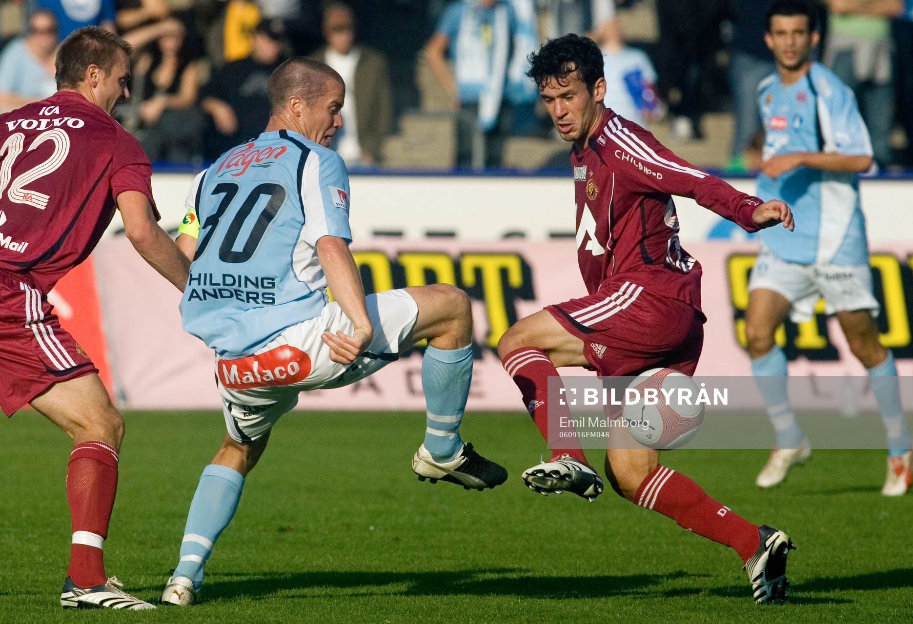 Daniel Andersson, MFF och Enrico Cardoso Nazaré,