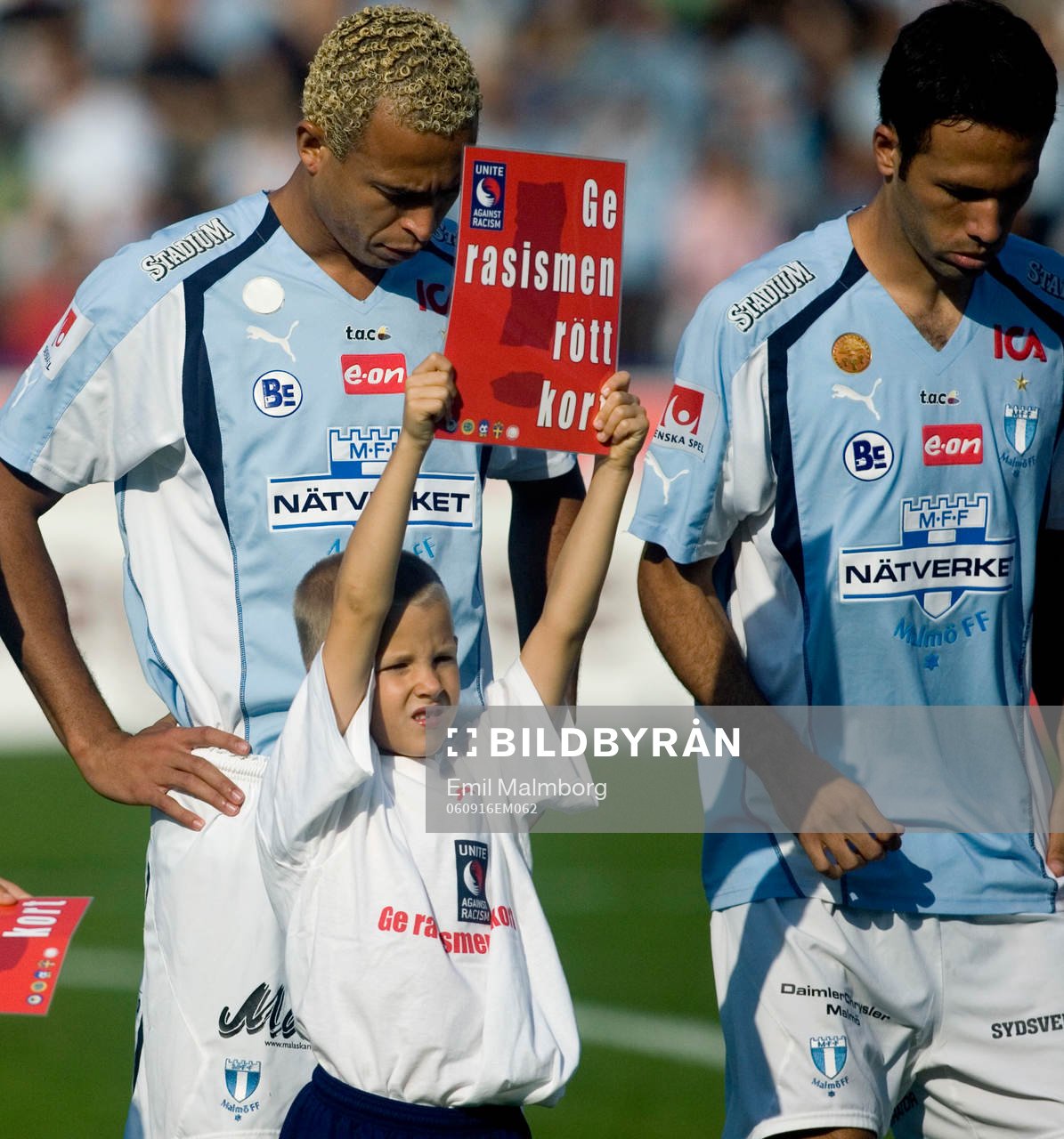 Junior och Gabriel, MFF mot rasism