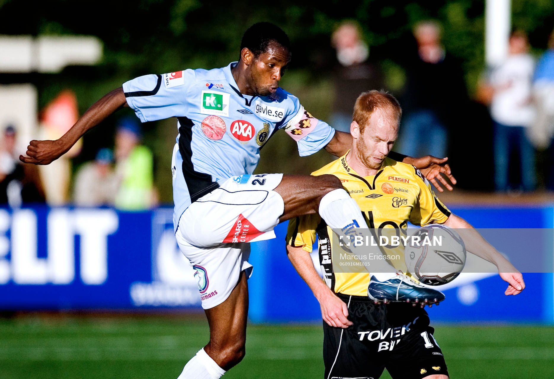 Rene Makondele, Gefle och Magnus Samuelsson, Elfsborg
