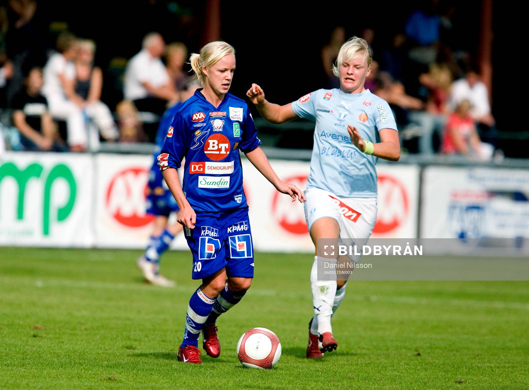 Malmö - Linköping: Caroline Seger, Linköping och Nilla