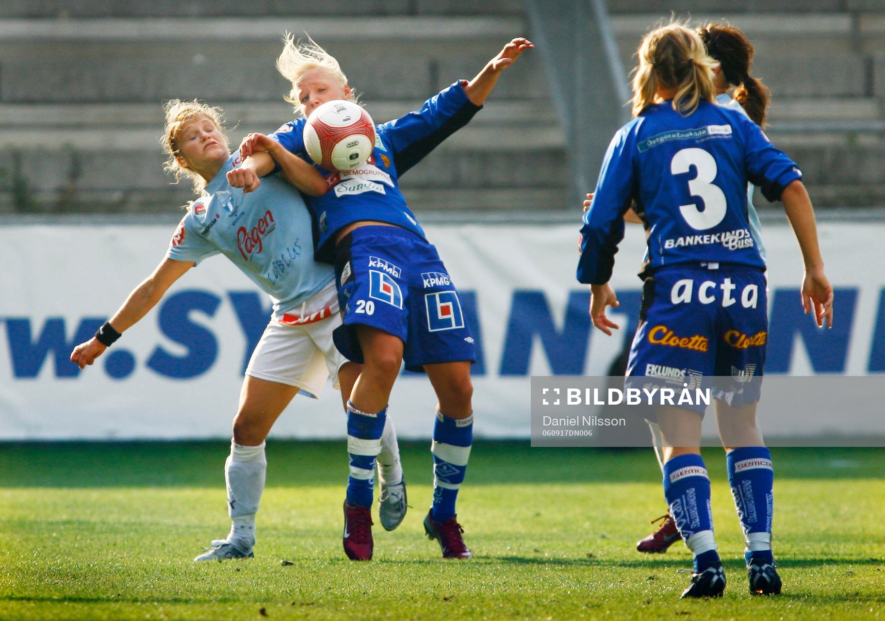 Frida Nordin, Malmö och Caroline Seger, Linköping