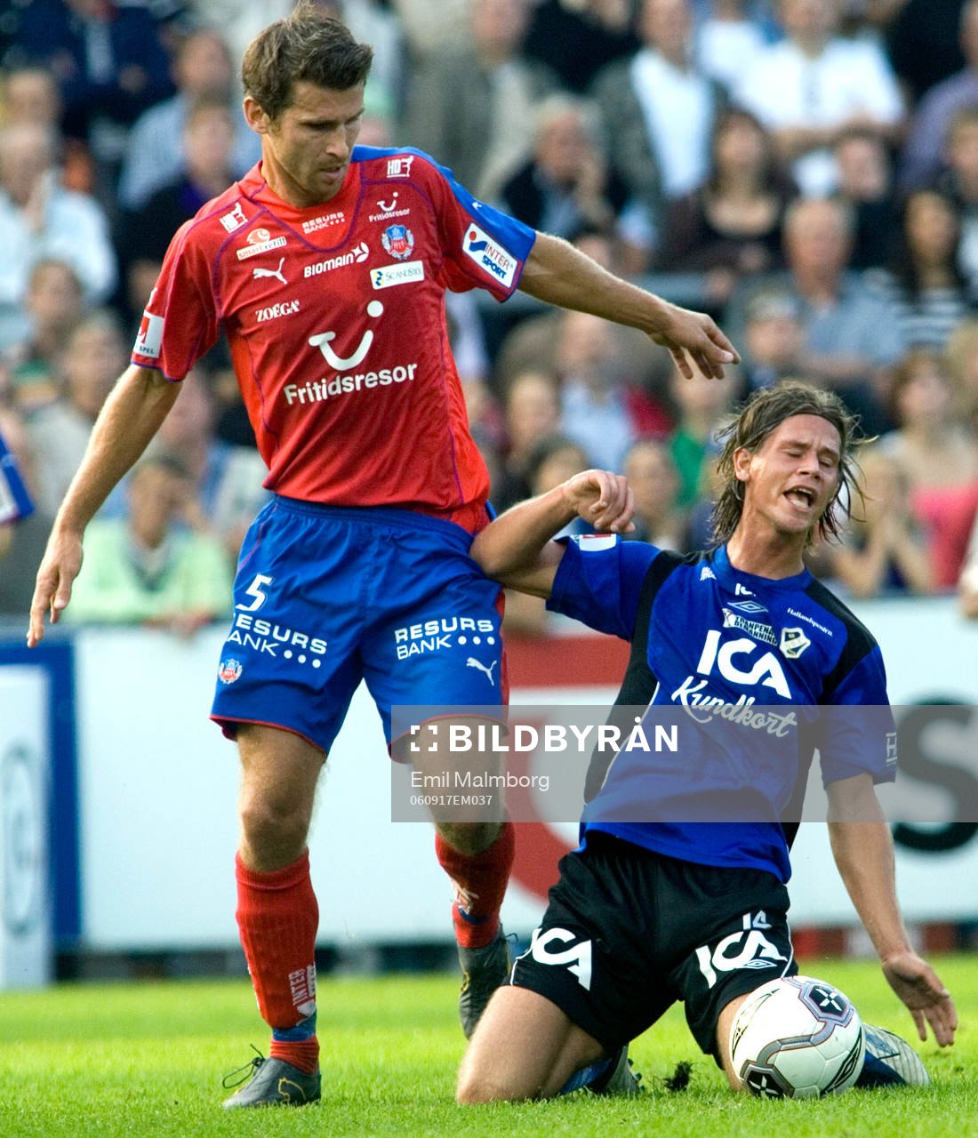 Andreas Jakobsson, Helsingborg, Dusan Djuric, Halmstad