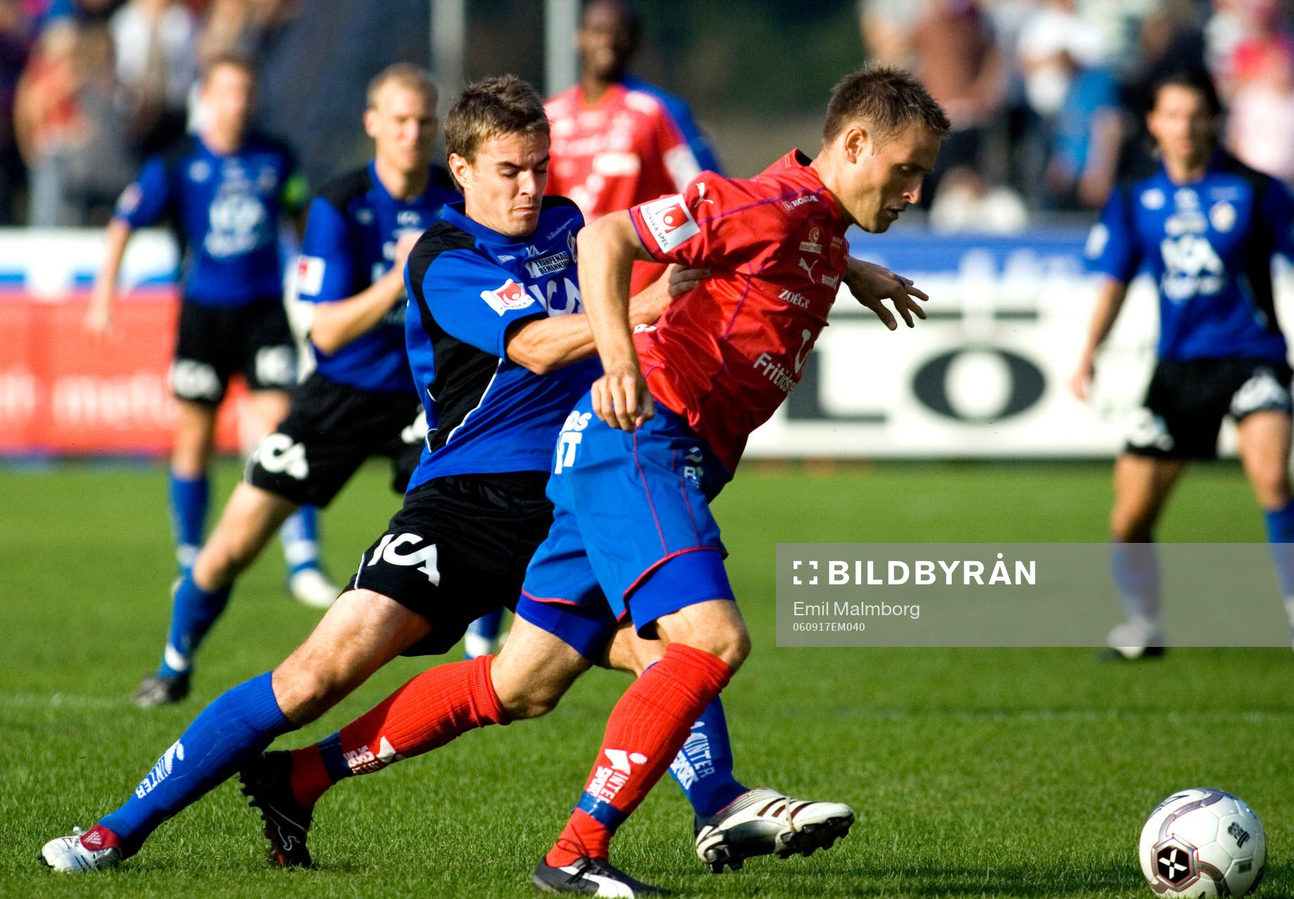 Martin Fribock, Halmstad och Erik Wahlstedt, Helsingborg