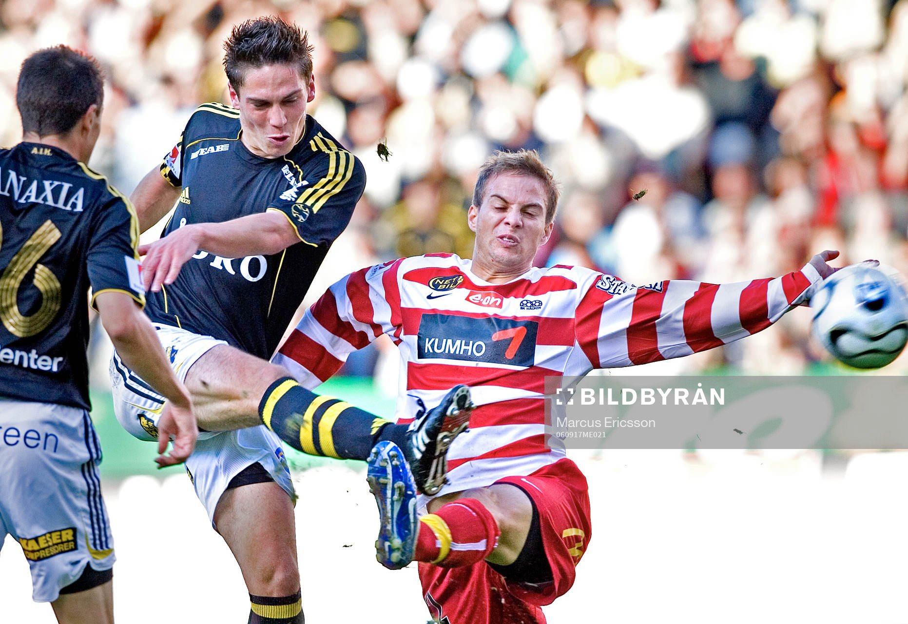 Miran Burgic, AIK drar på ett skott