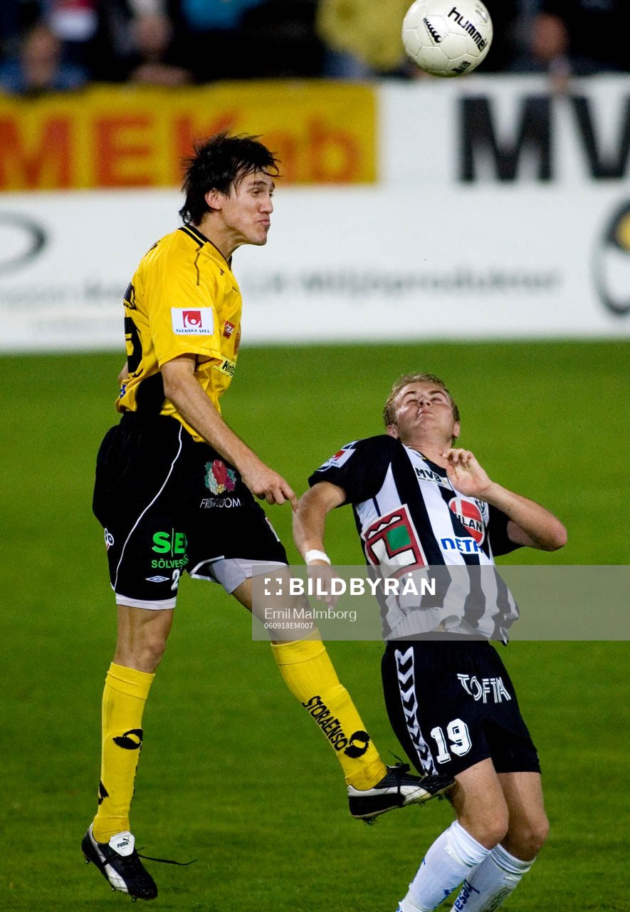 Daniel Ivanovski, Mjällby, Alvedin Nezirovac, Landskrona