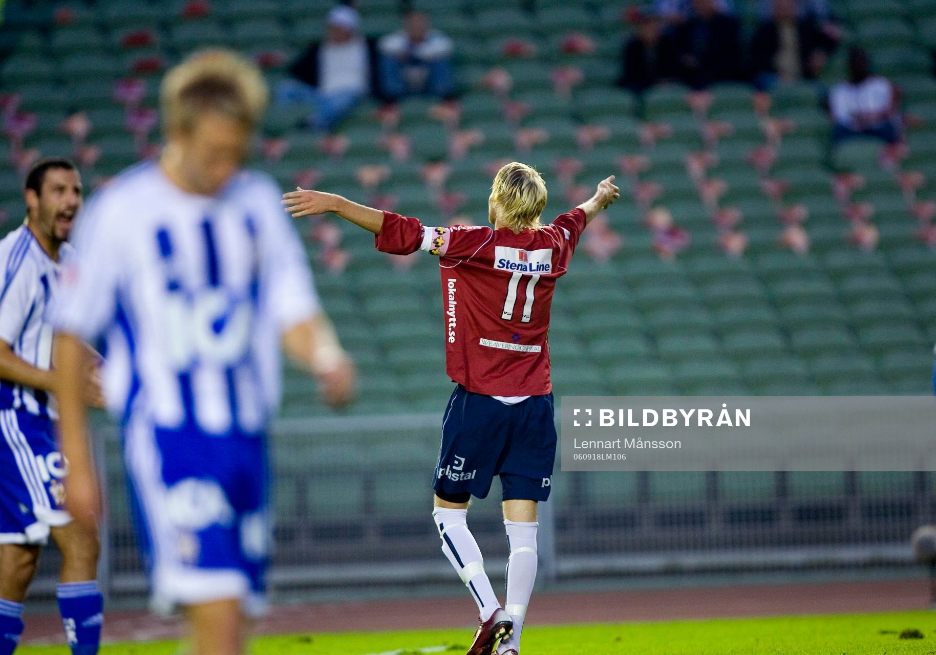  Ola Toivonen, Örgryte, jubel.