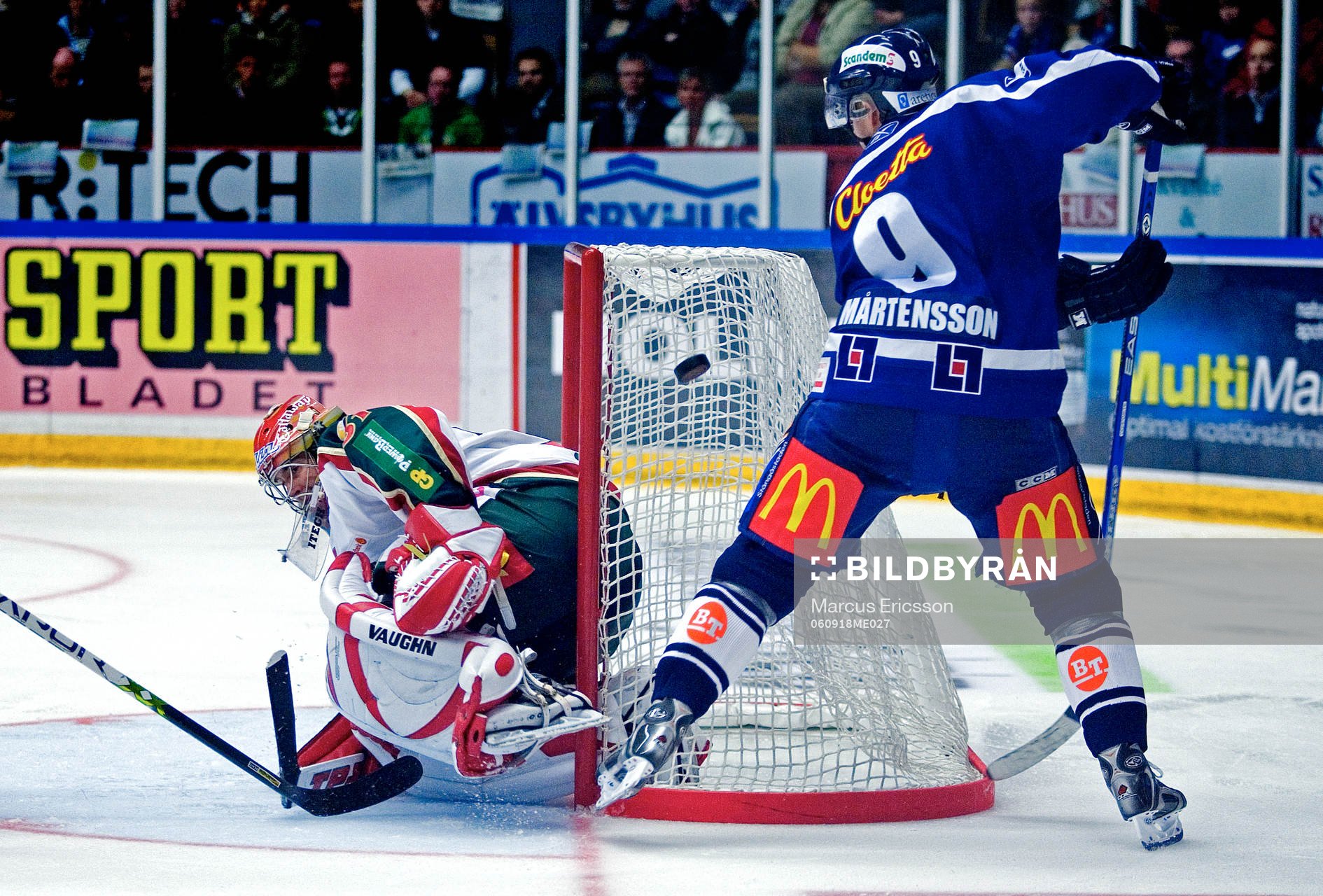 Tony Mårtensson, Linköping utmanar Tommy Salo, målvakt