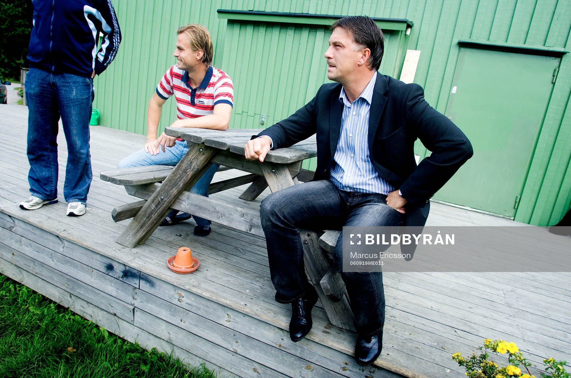 Kjell Jonevret, tränare och Markus Johannesson möter
