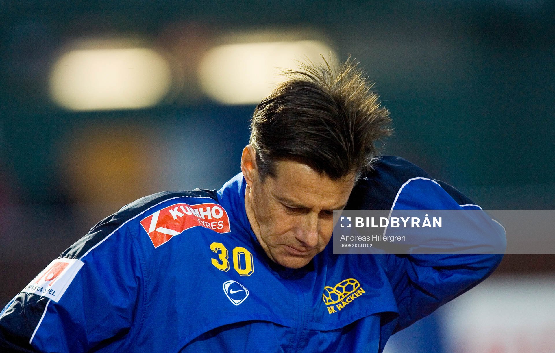 Stefan Lundin, tränare, Häcken, bekymrad, depp