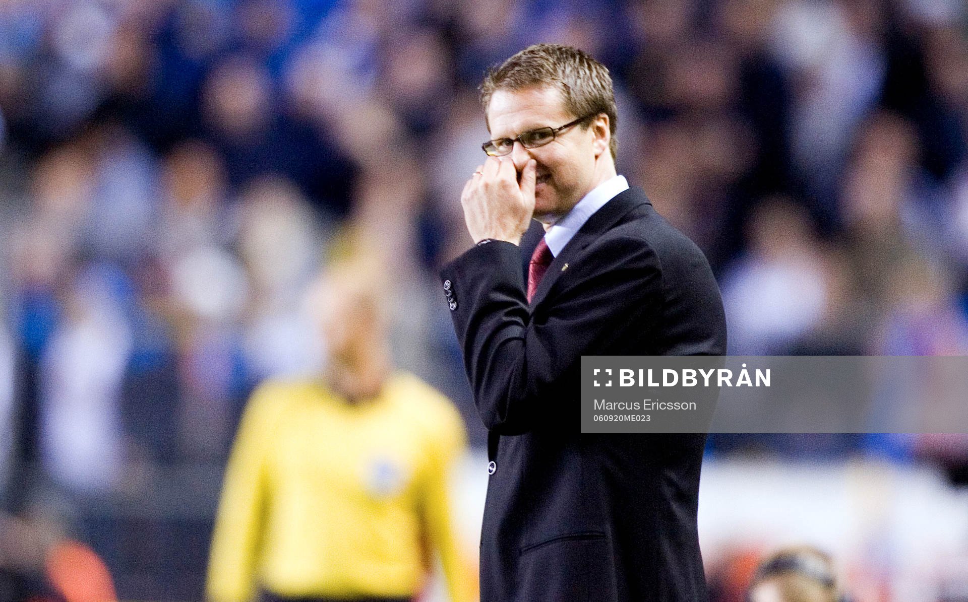 Rikard Norling, Tränare AIK ler gott för sig själv