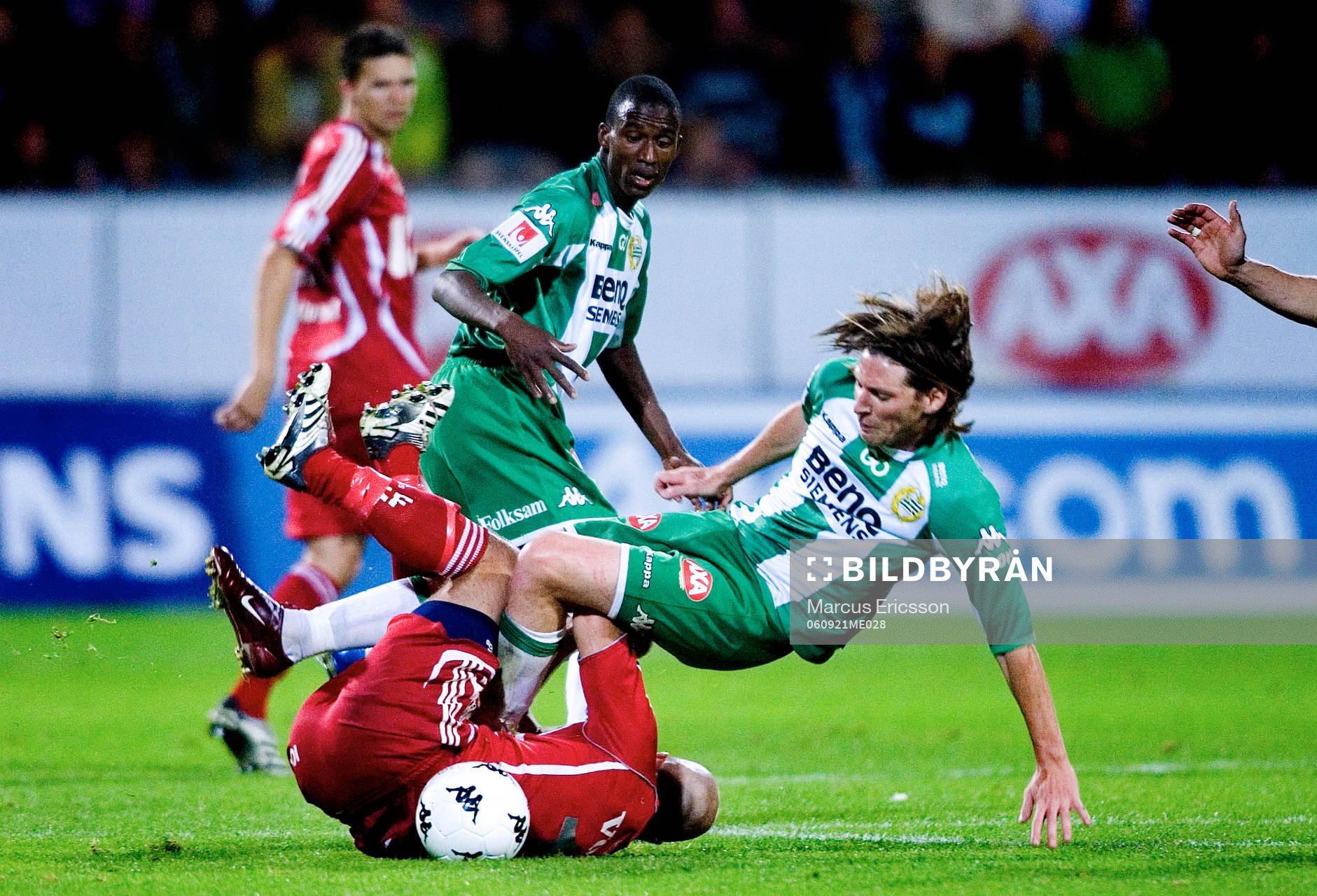 Eric Fischbein, Hammarby ramlar över Jonas Wallerstedt,