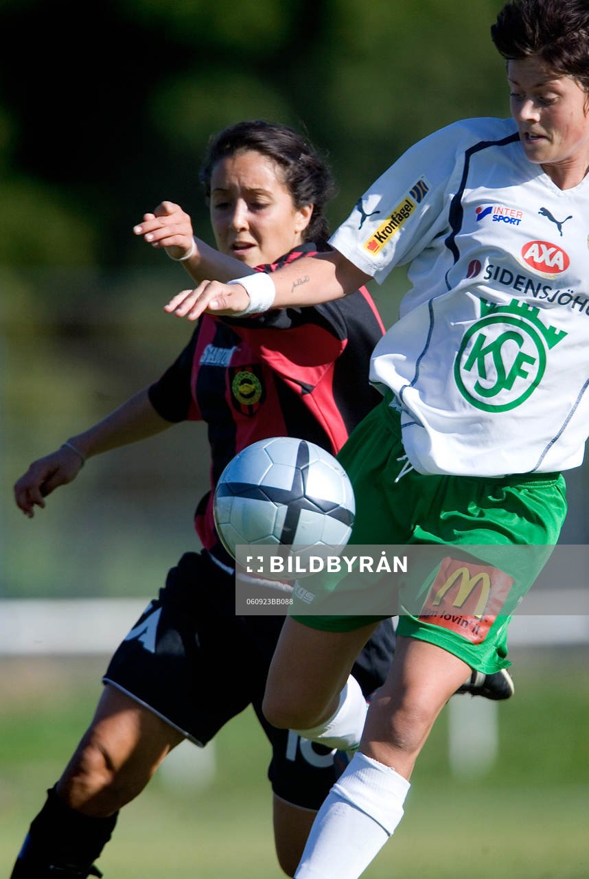 Fotboll, Div 2, Dam, Brommapojkarna - Bajen DFF