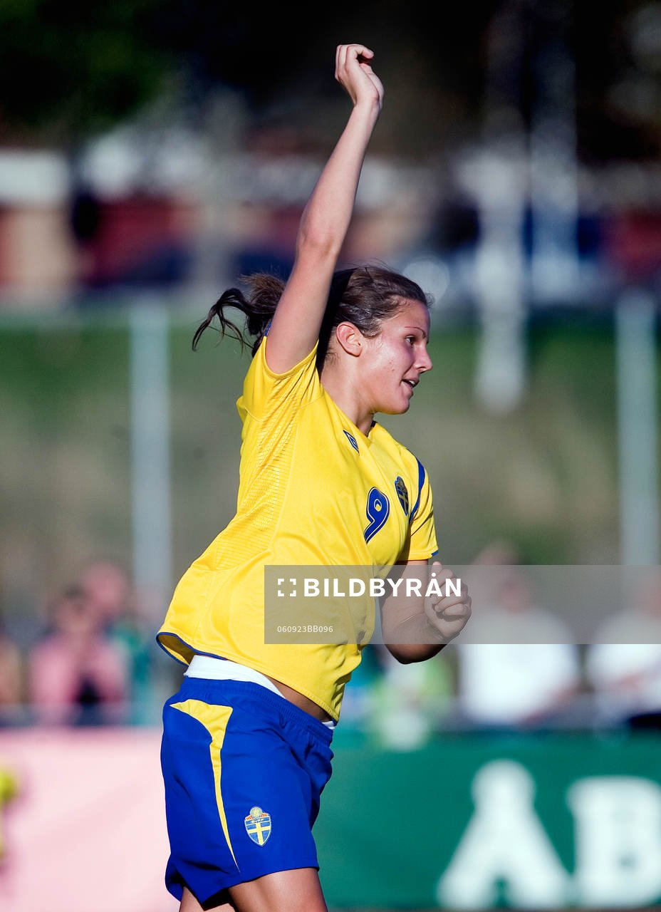 Emelia Erixon, Sverige, jubel, glädje