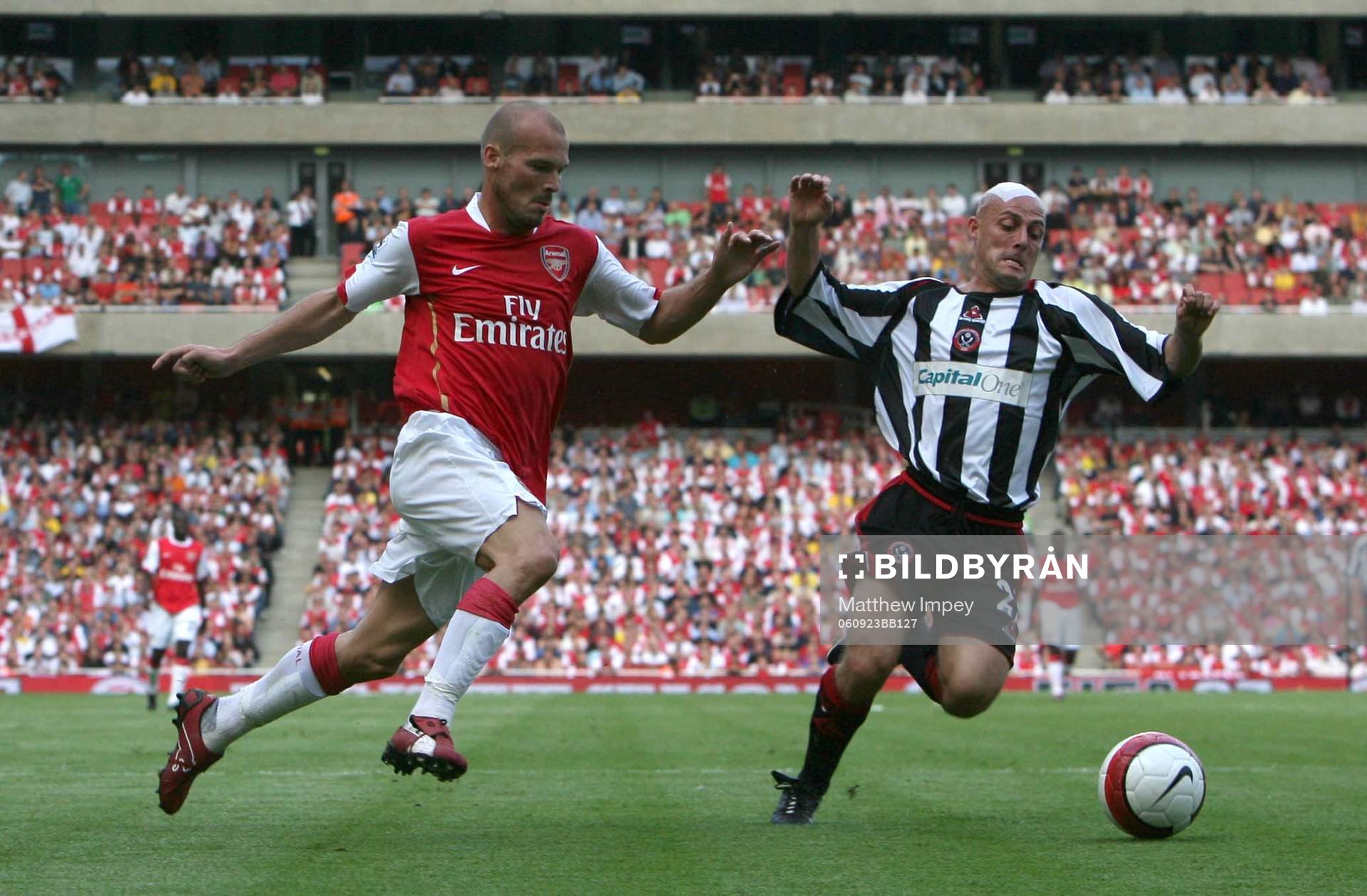 Fotboll, FA Barclays Premiership, Arsenal - Sheffield