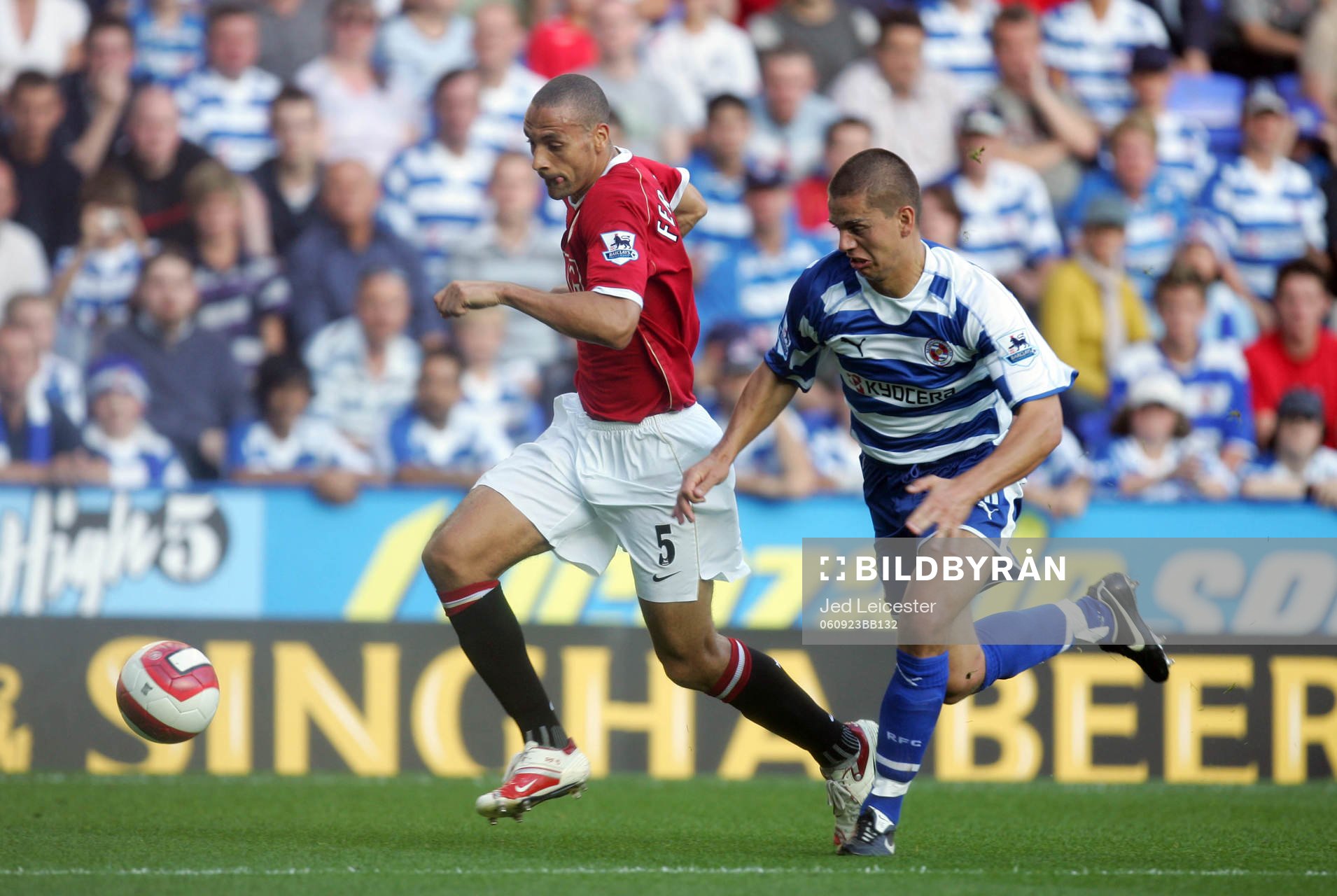 Fotboll, engelsk, premier league, Reading - Manchester