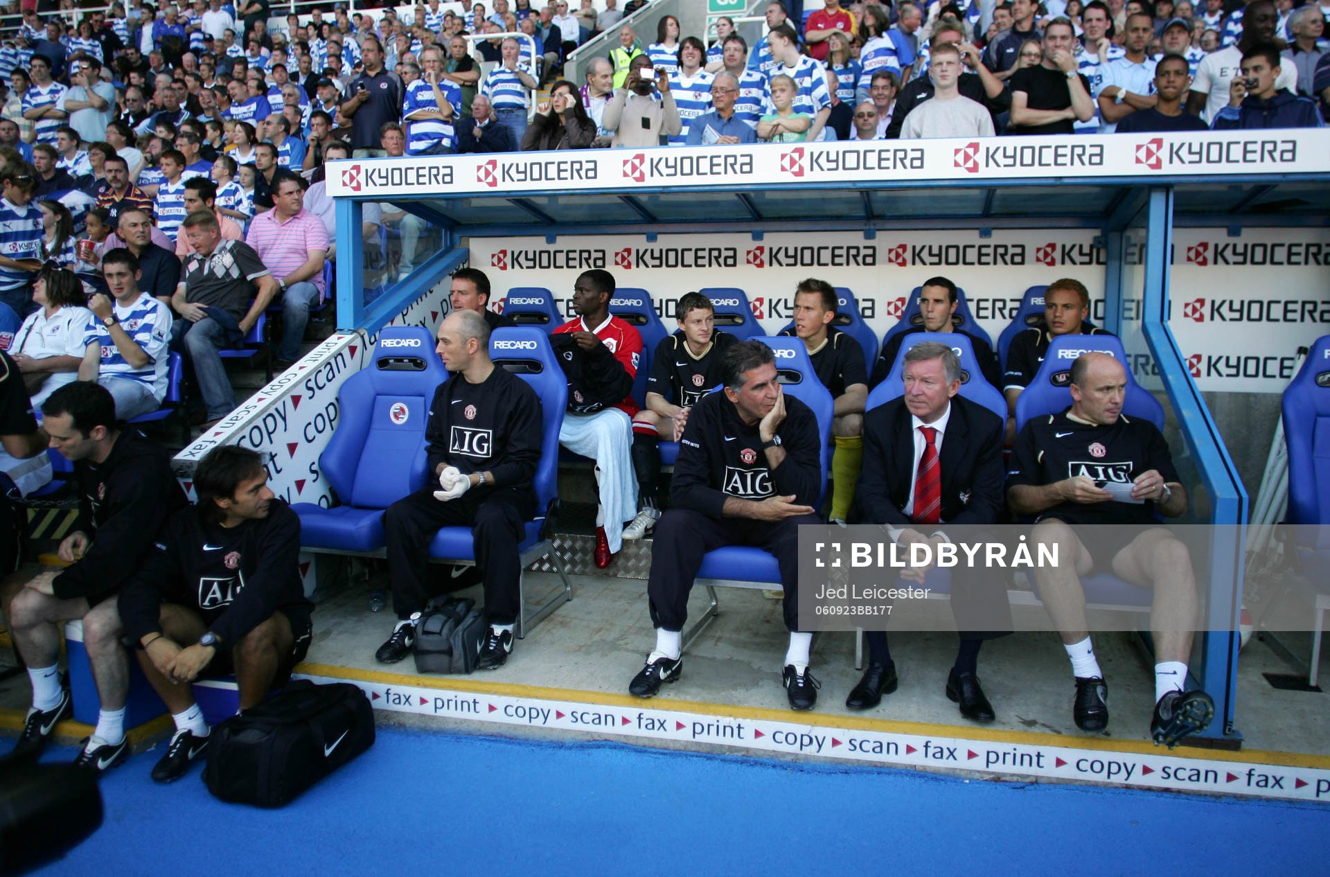 Fotboll, engelsk, premier league, Reading - Manchester