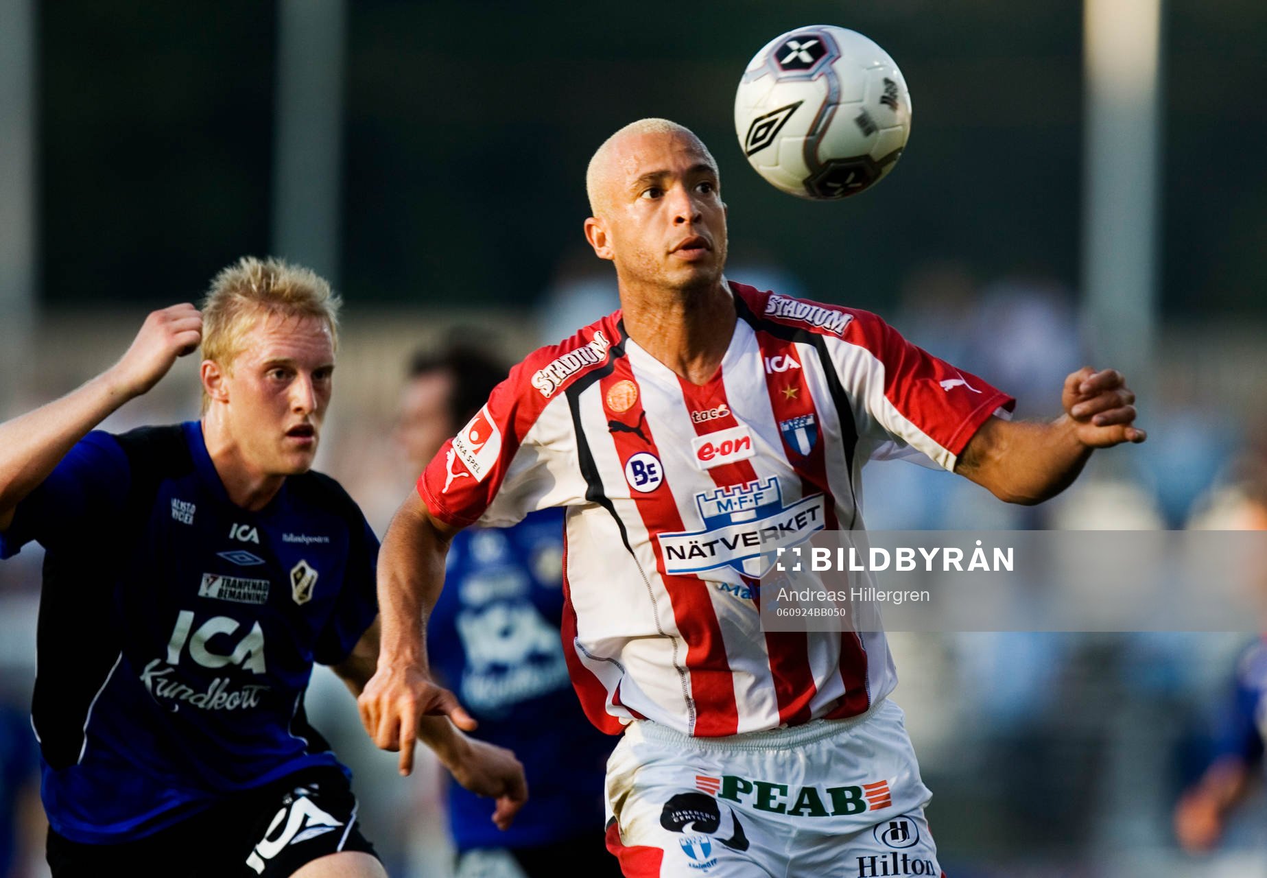 Junior, Malmö och Peter Larsson, Halmstad