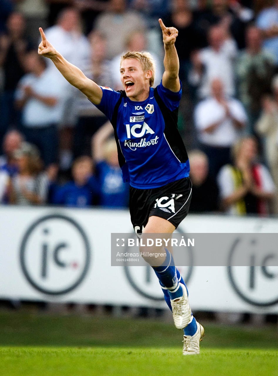  Magnus Andersson, Halmstad, jubel, glädje.