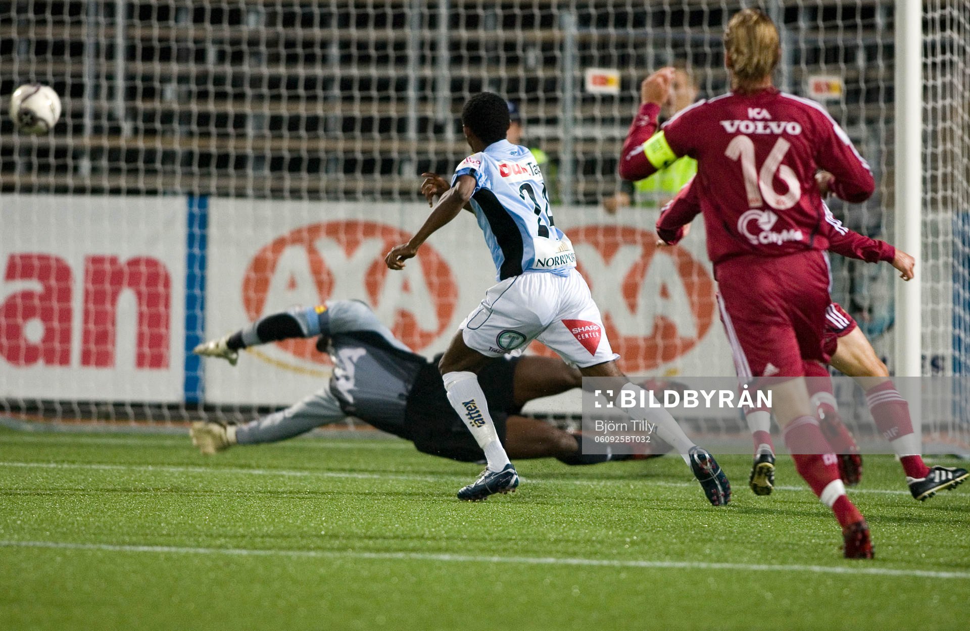 Rene Muzola Makondele, Gefle gör 1-0