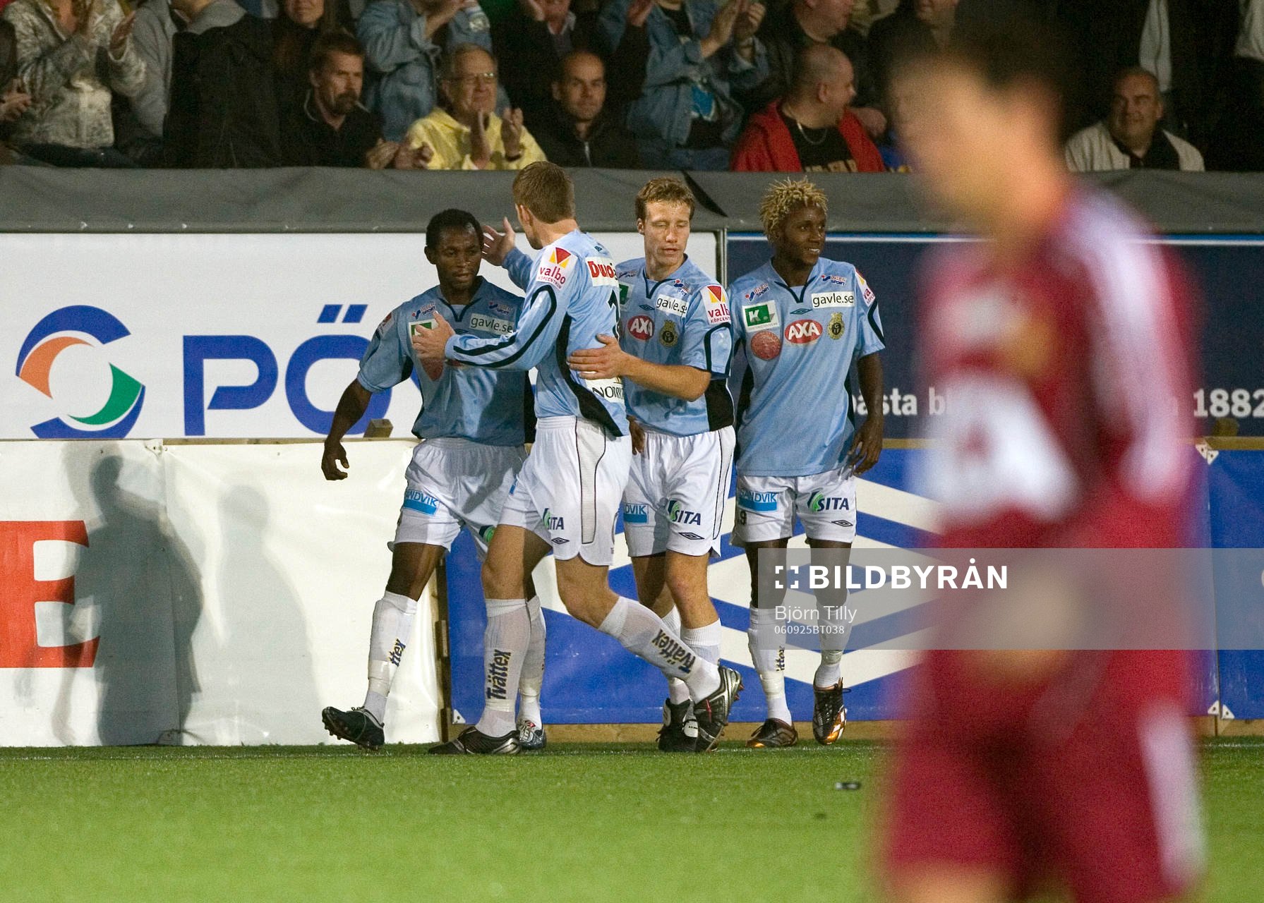 Rene Muzola Makondele, Gefle, jubel, glädje