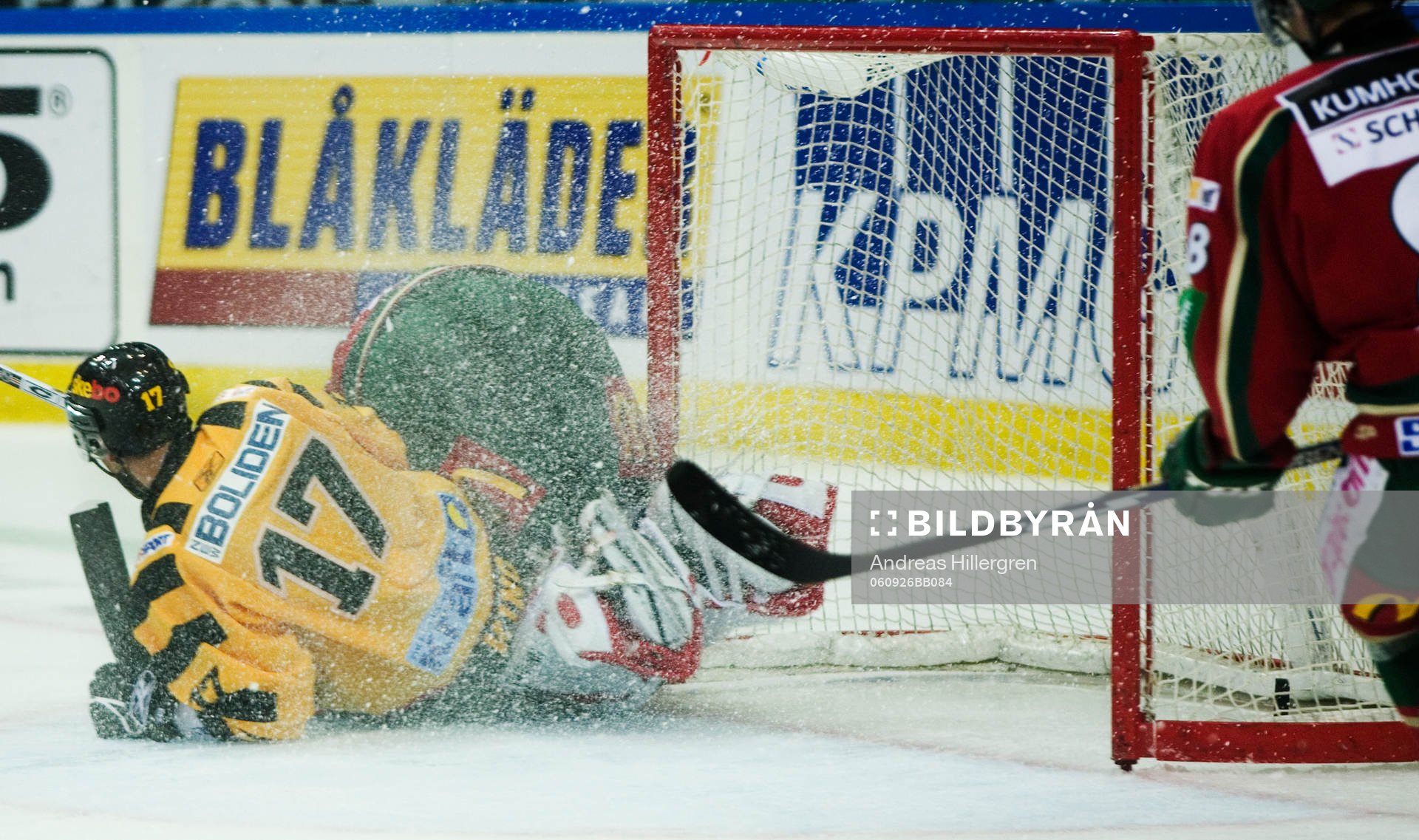 Jason King, Skellefteå och Tommy Salo, målvakt, Frölunda