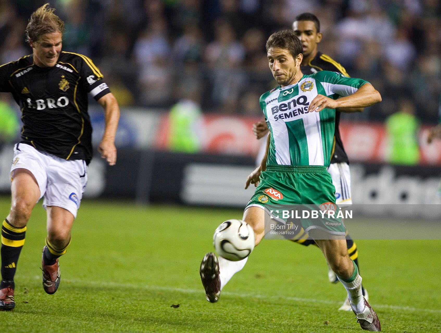 Daniel Tjernström, AIK och Sebastian Eguren, Hammarby