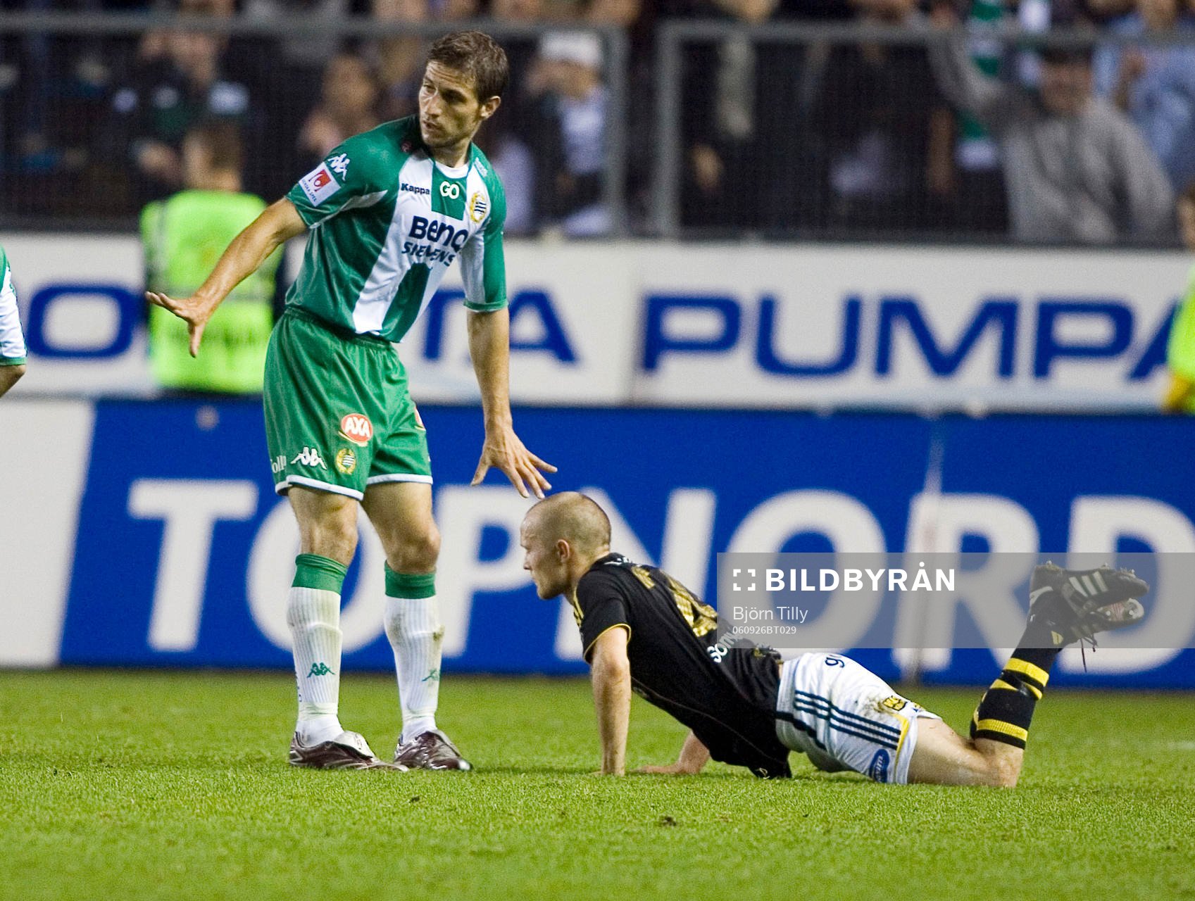 Sebastian Eguren, Hammarby och Nicklas Carlsson, AIK
