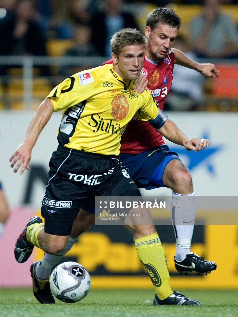 Anders Svensson jagas av Marcus Dahlin