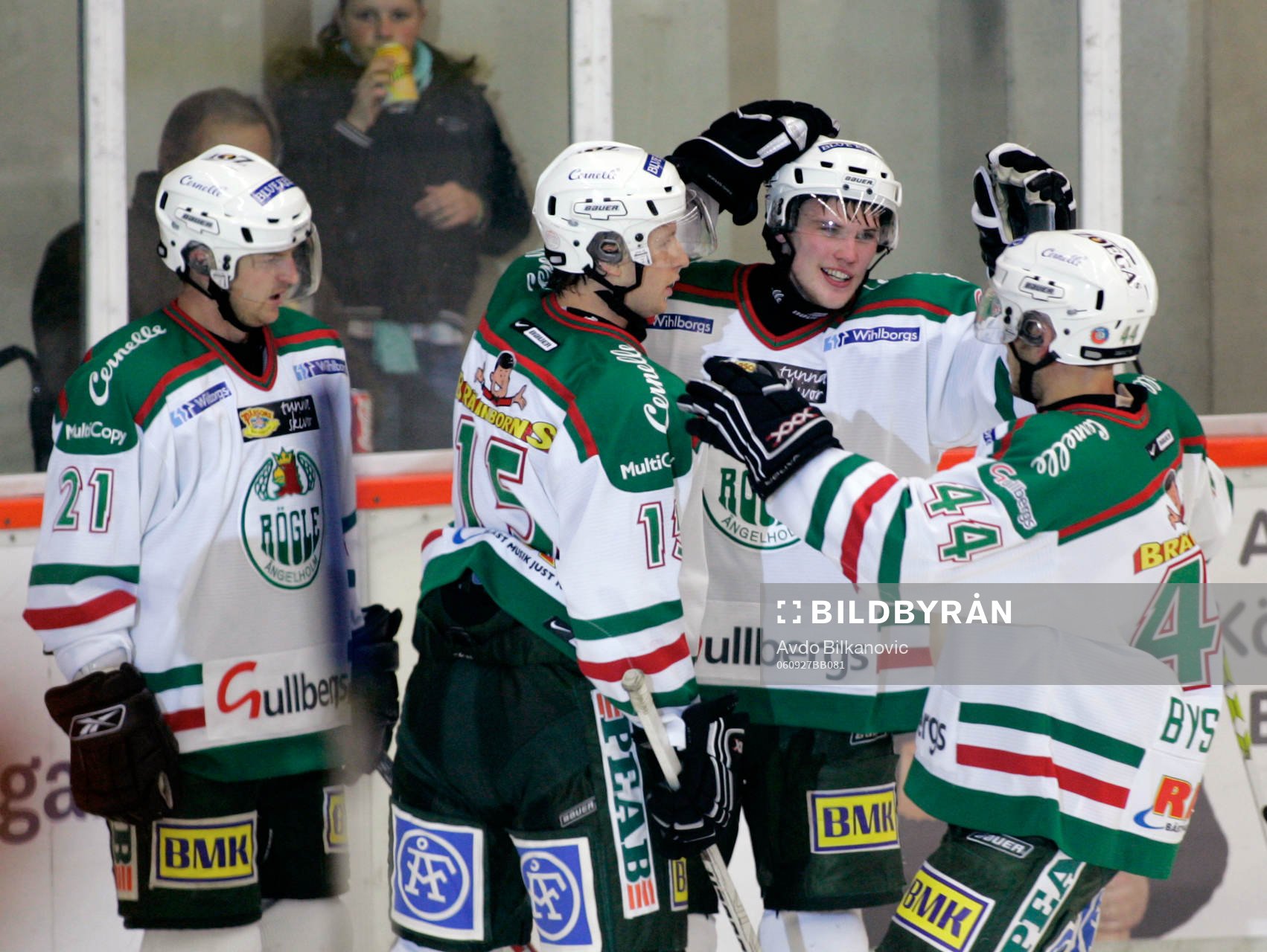 Rögle BK - Nybro Vikings IF: David Oliver, Byström