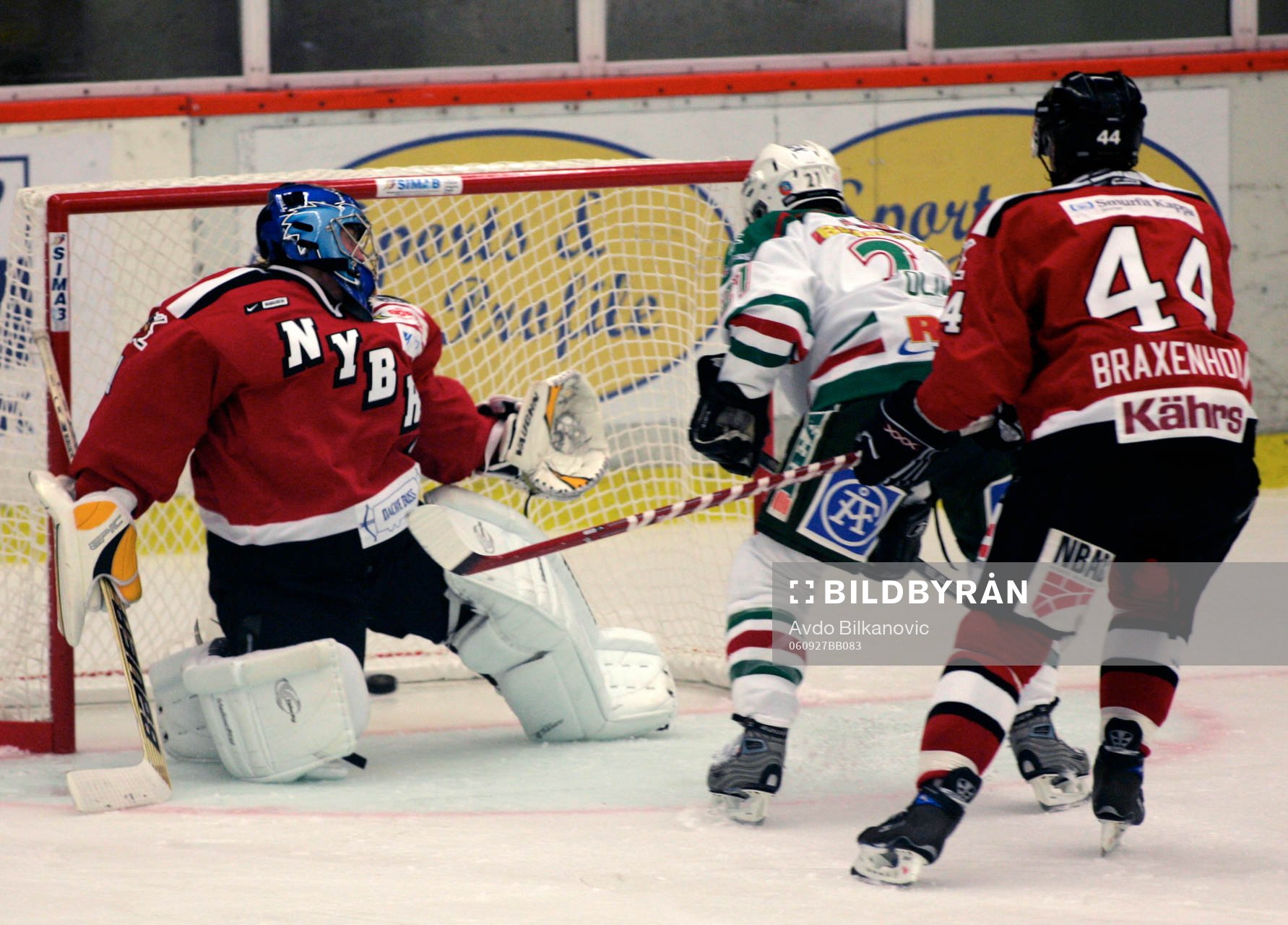 Rögle BK - Nybro Vikings IF: David Oliver, mål, Jokela