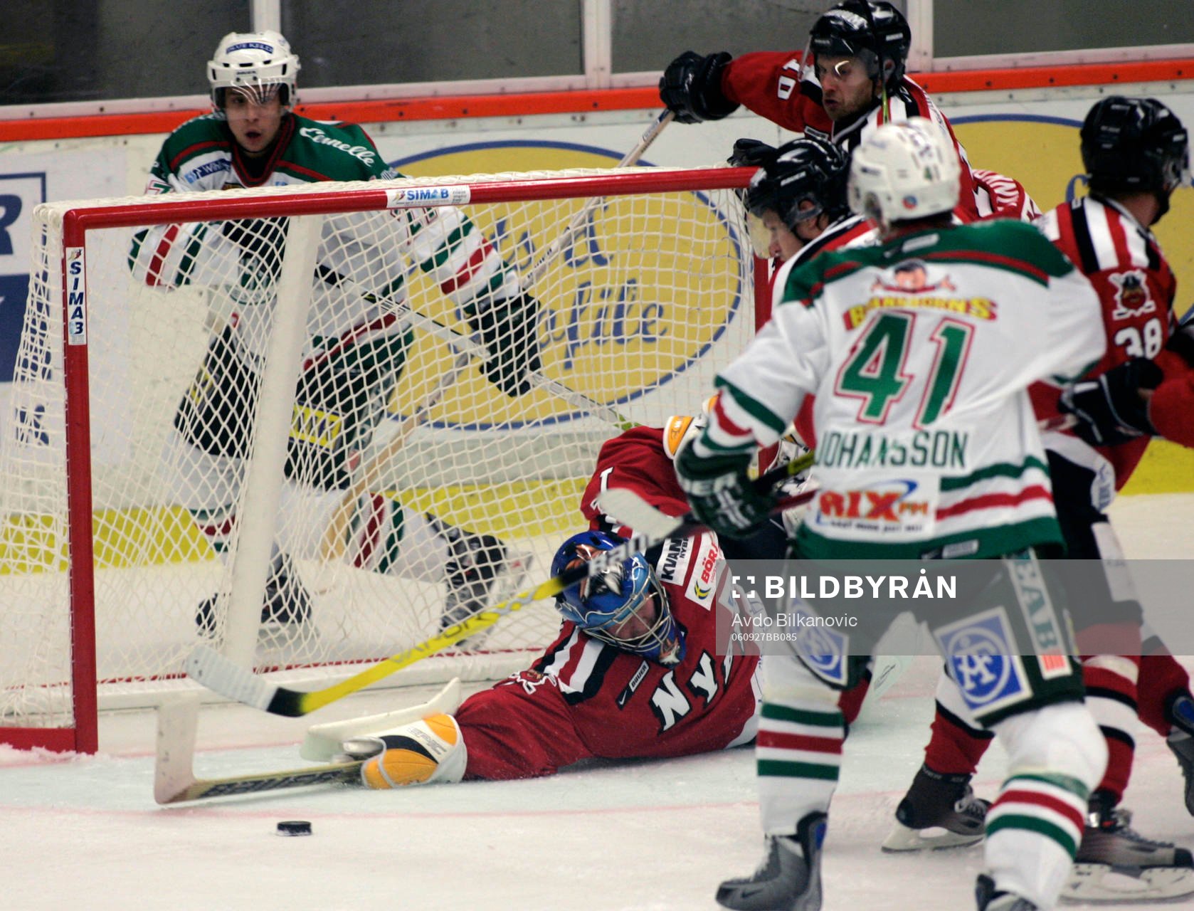 Rögle BK - Nybro Vikings IF: Martin Johansson, Rögle,