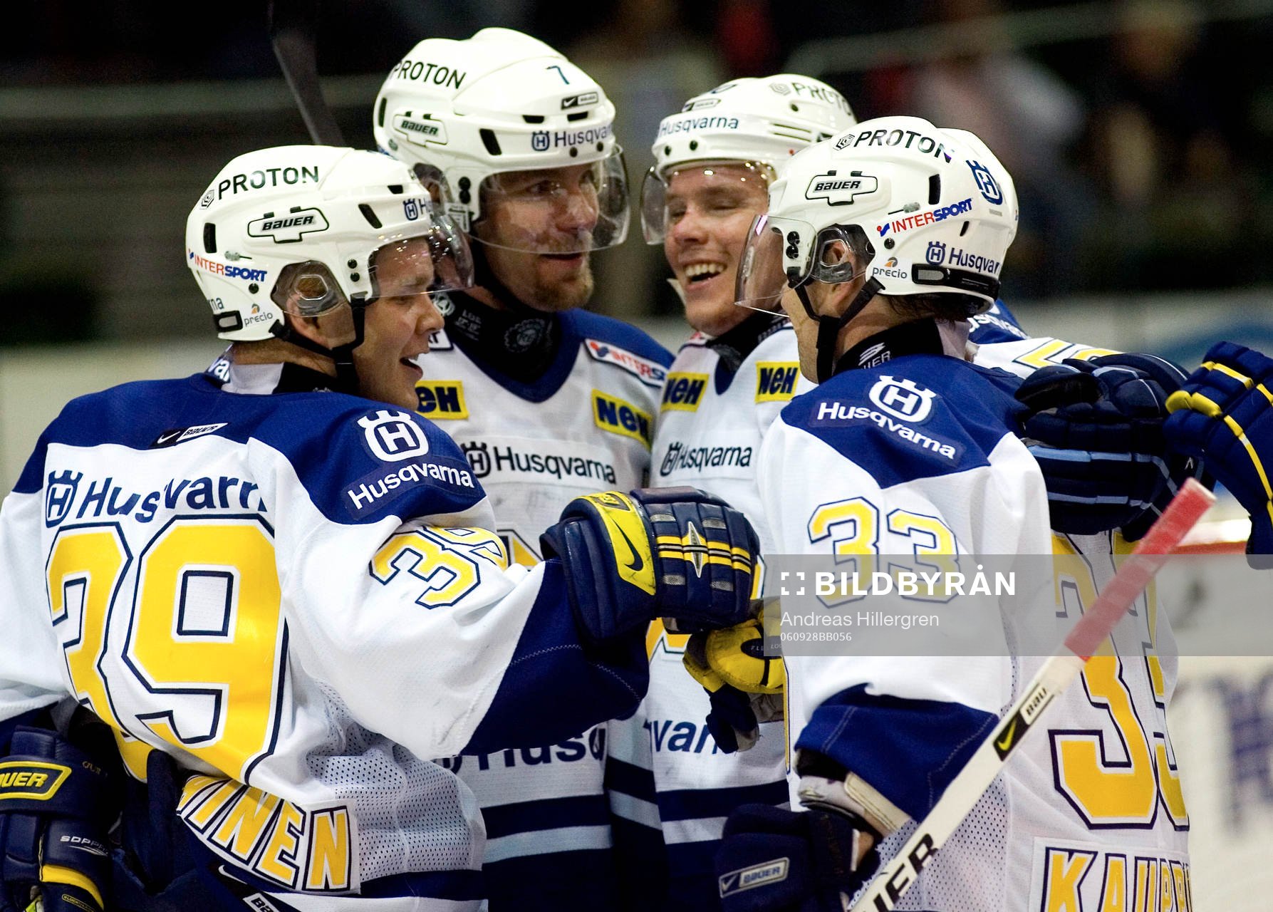 jubel, glädje,  HV71, Jukka Voutilainen, Per Gustafsson,