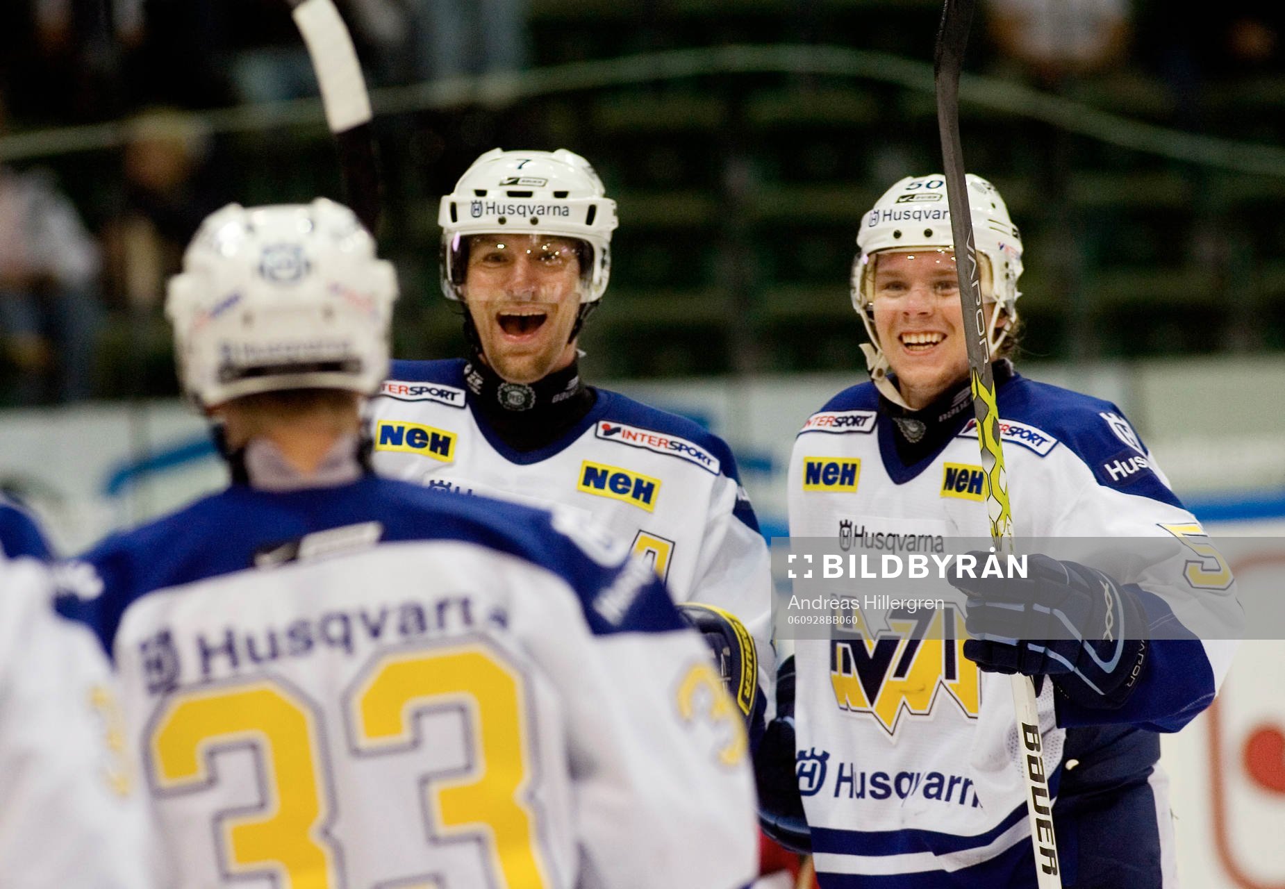 Jubel, glädje, Per Gustafsson och Andreas Jämtin, HV71