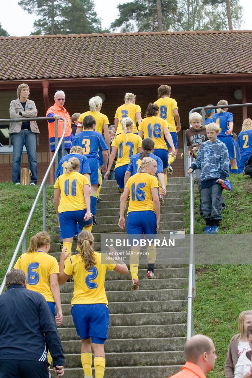 Fotboll, dam, EM-kval F18, Sverige - Kazakstan