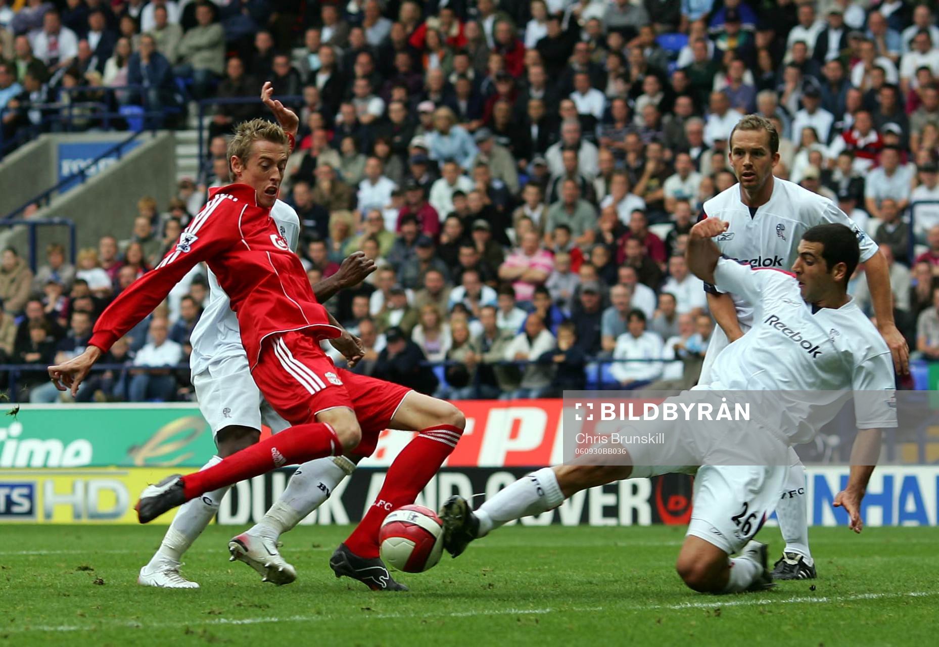 Tal Ben Haim, Bolton och Peter Crouch, Liverpool