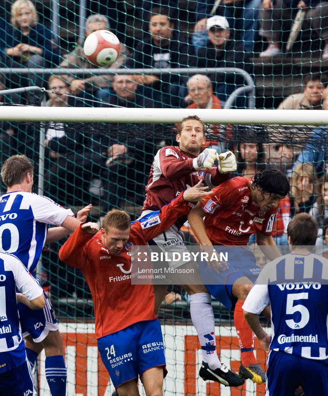 Daniel Andersson, målvakt, Helsingborg var duktig