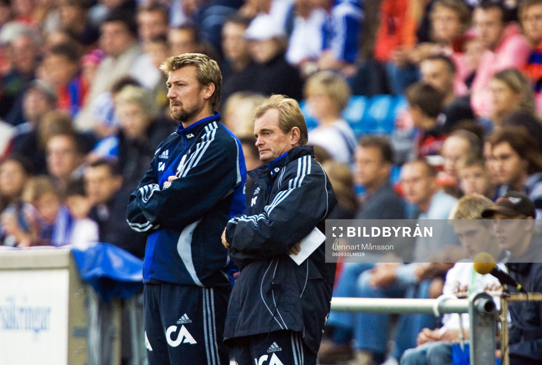 Göteborg, tränare Stefan Landberg och Kjell Pettersson