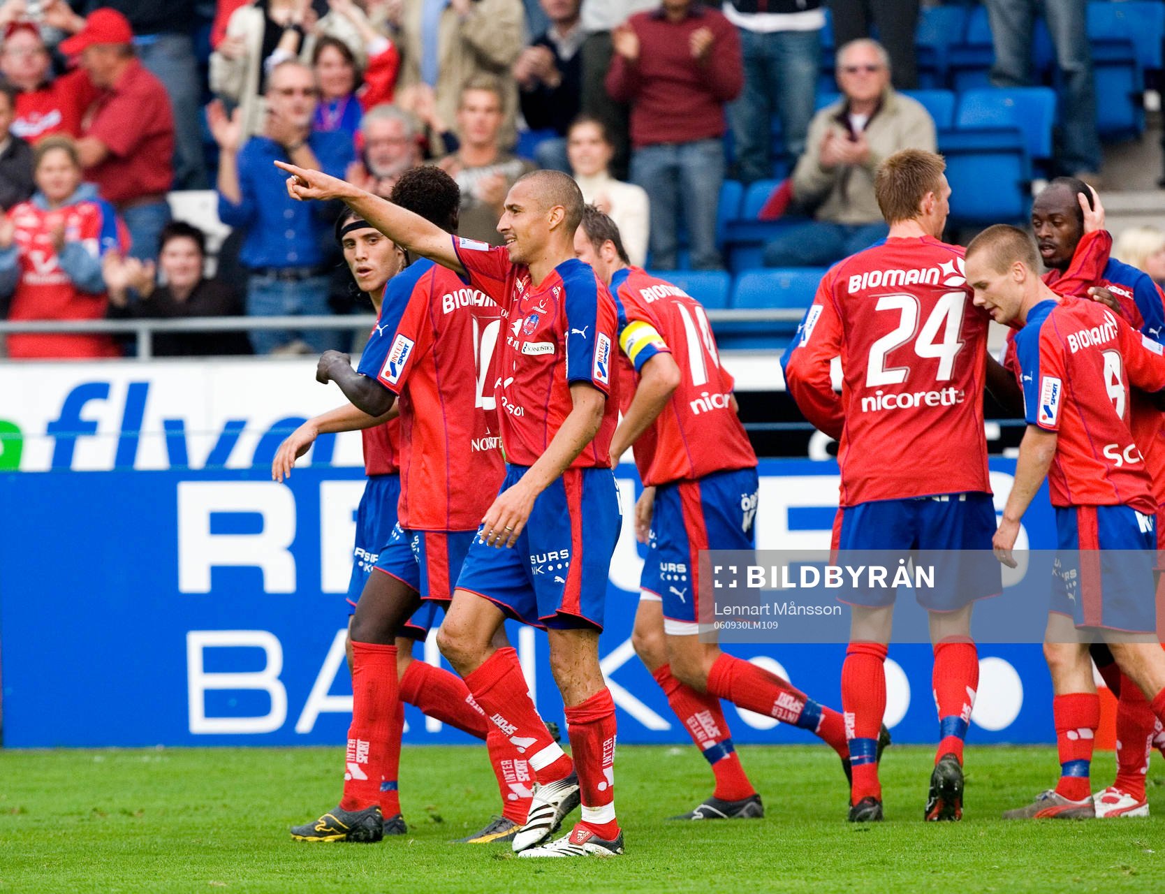 Henrik Larsson, Helsingborg, jubel