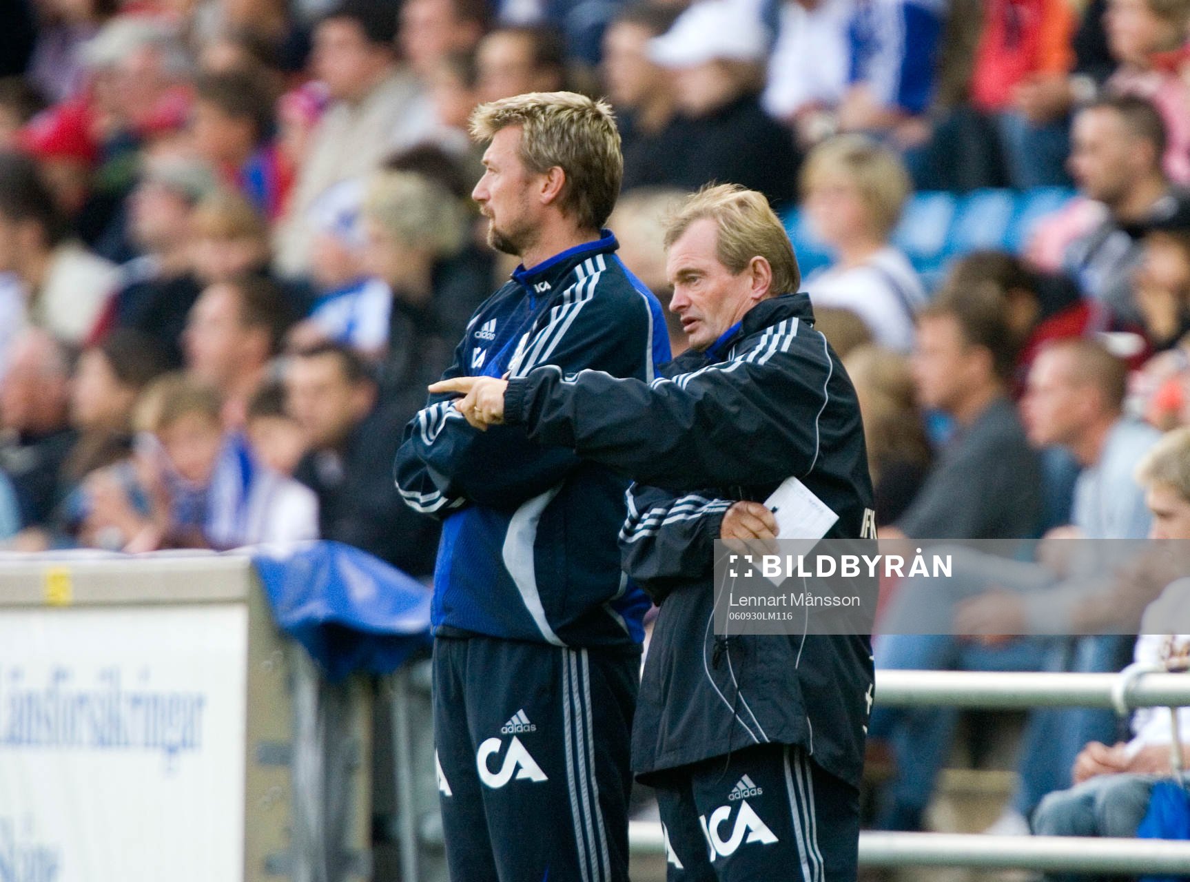 Stefan Landberg och Stefan Pettersson, tränare