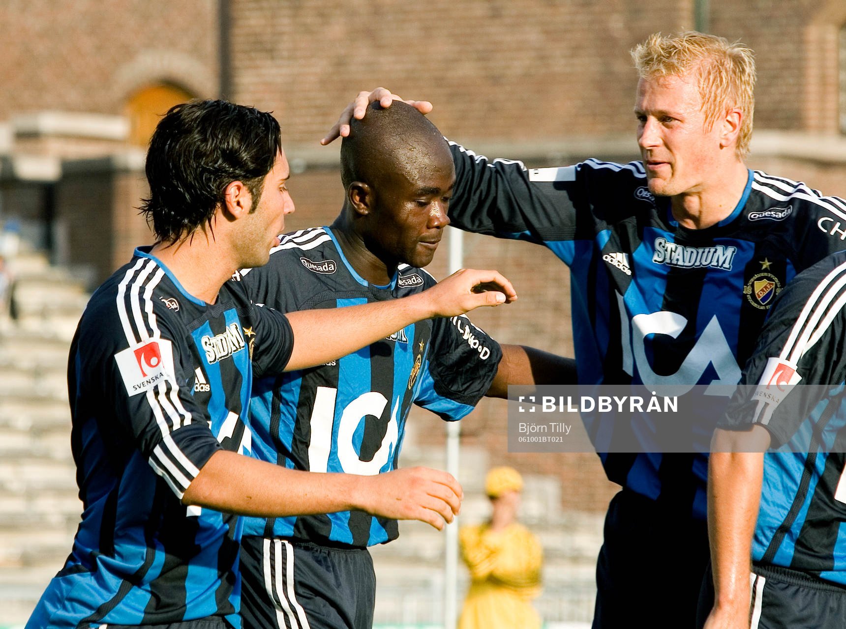 Stefan Batan, Toni Kuivasto och Jones Kusi-Asare,