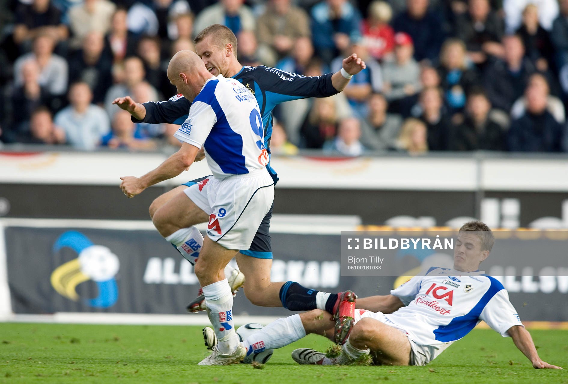 Magnus Svensson, Halmstad och Kari Arnason, Djurgården