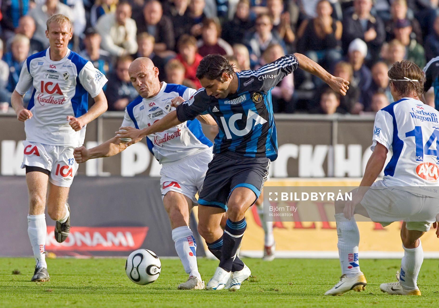 Magnus Svensson, Halmstad och Stefan Batan, Djurgården