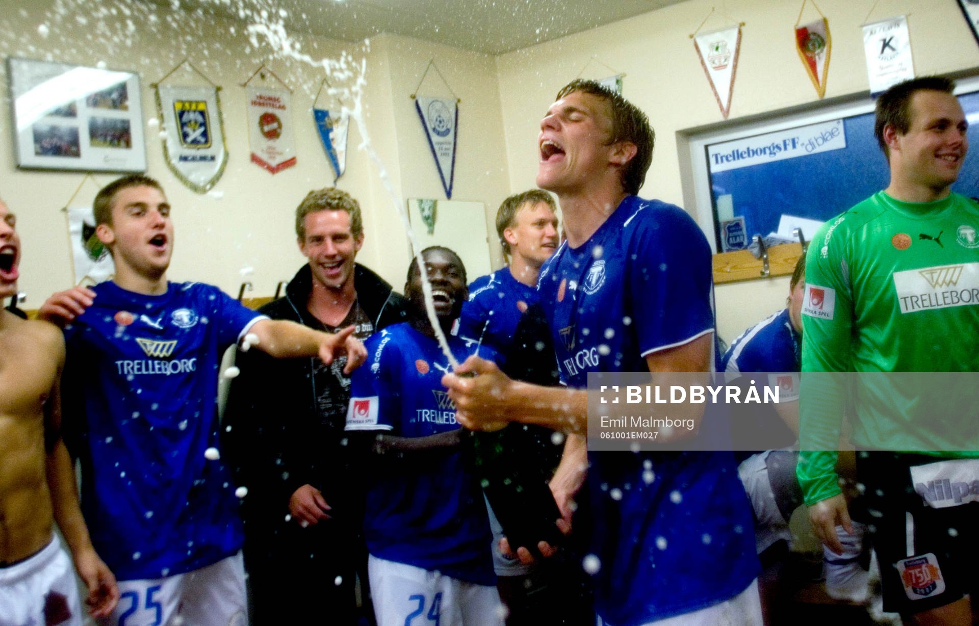 Emil Mårtensson jublade. Trelleborg till Allsvenskan