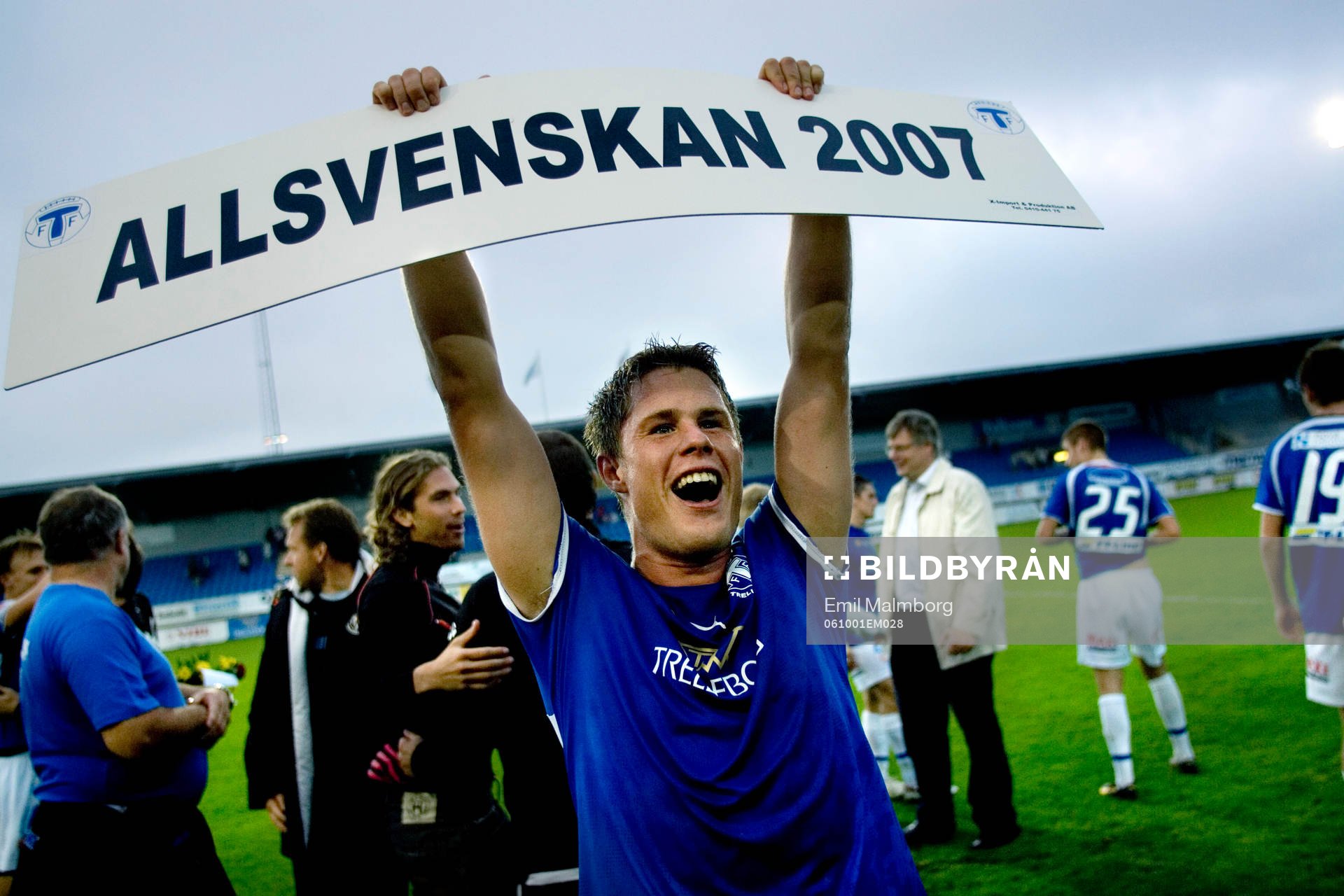 Trelleborg till Allsvenskan. Dennis Melander jublade